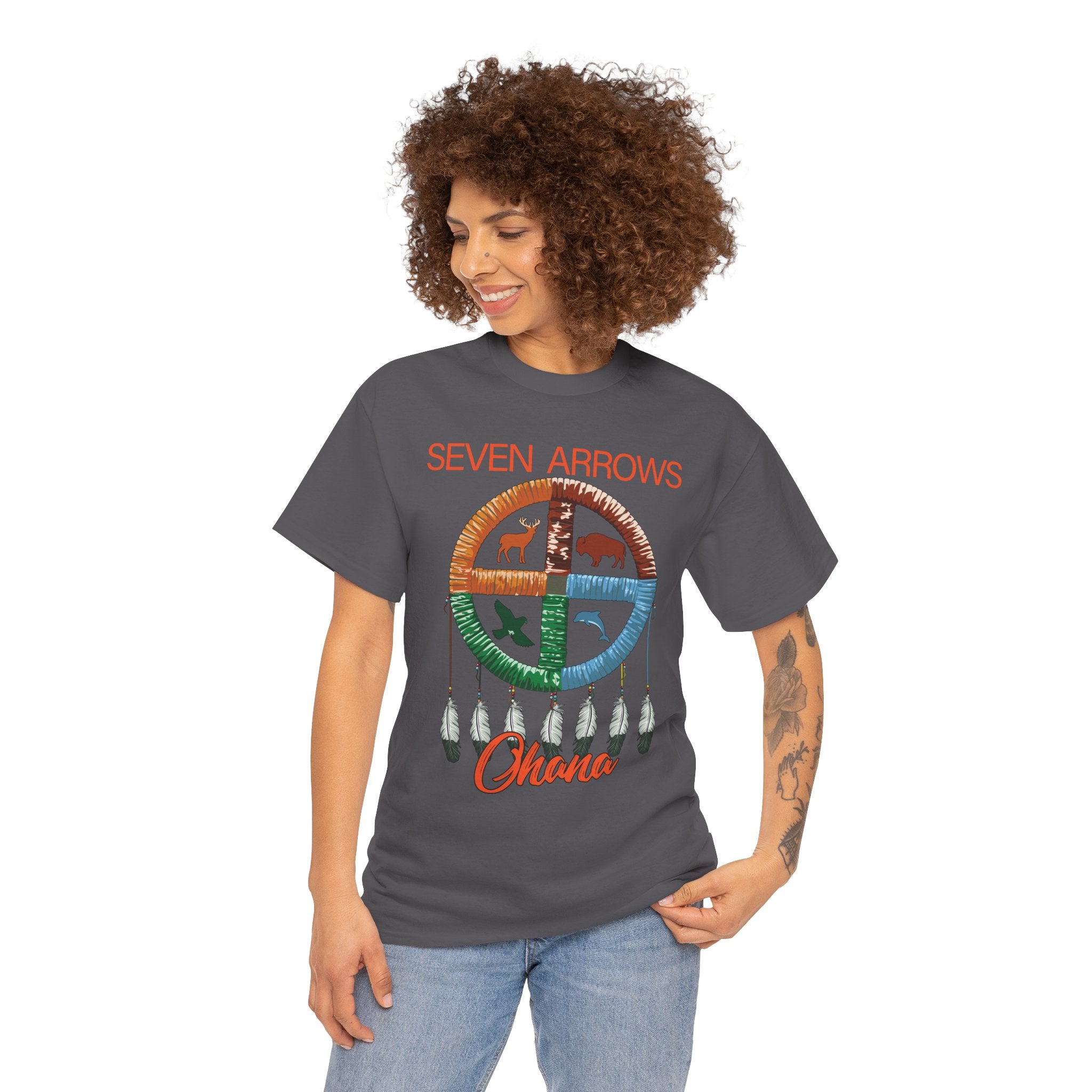 Seven Arrows Ohana — Medicine Wheel Graphic Tee