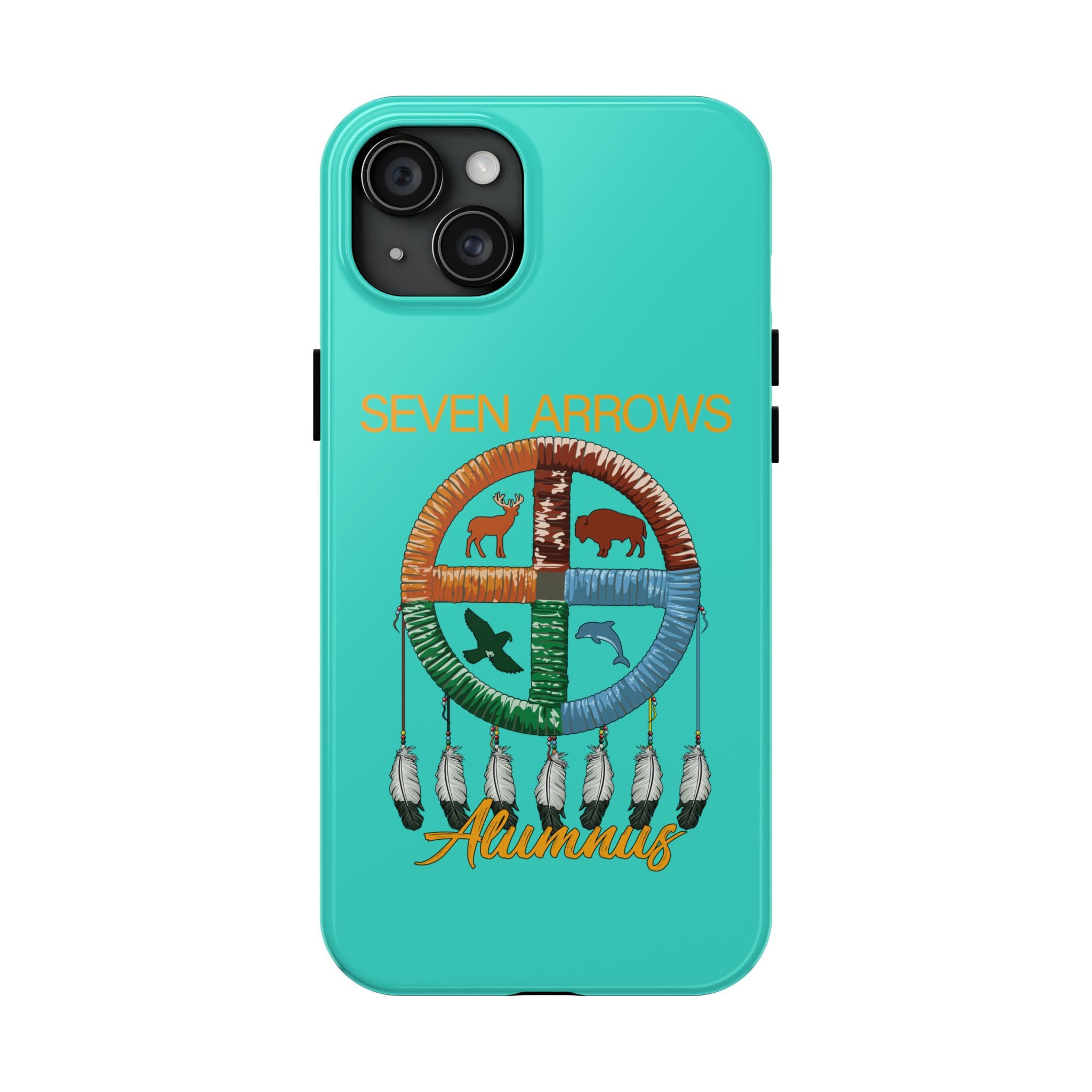 Tough Phone Case — 'Seven Arrows' Medicine Wheel Design (Alumnus)
