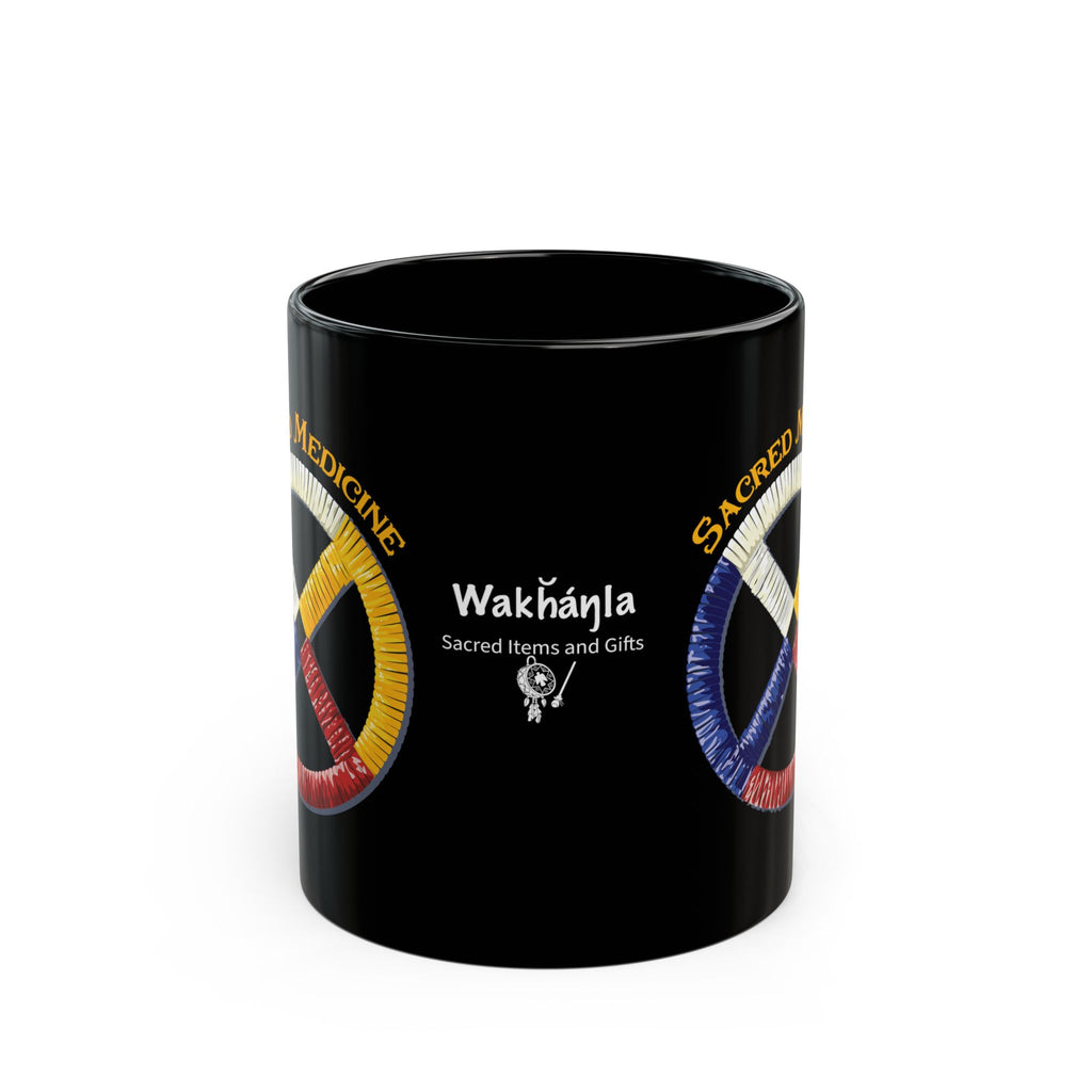 Cheyenne* Style Porcupine Quill Medicine Wheel Mug (11oz/15oz)