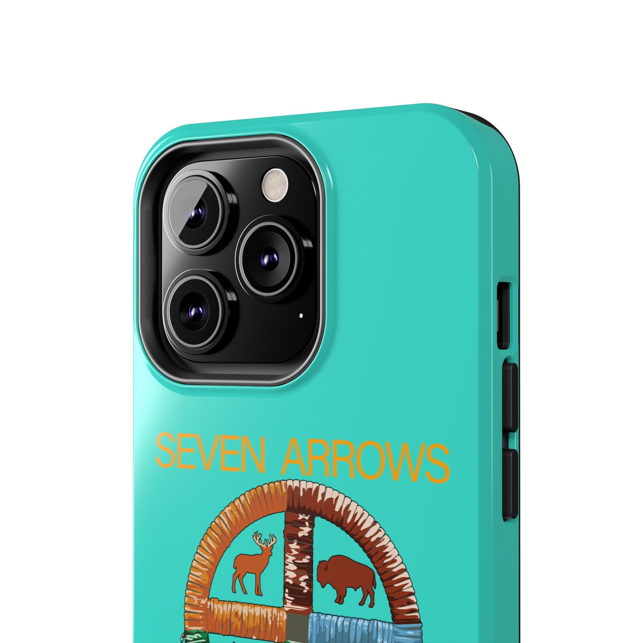 Tough Phone Case — 'Seven Arrows' Medicine Wheel Design (Alumnus)