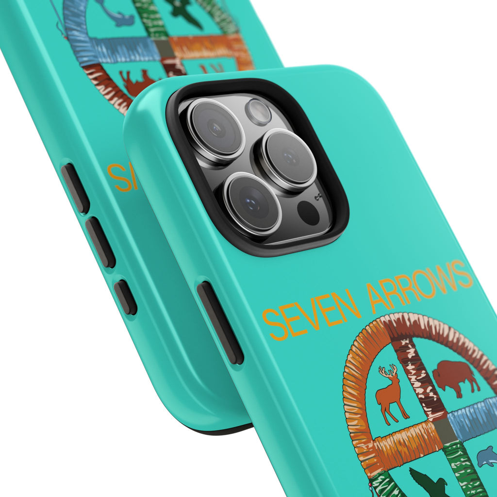 Tough Phone Case — 'Seven Arrows' Medicine Wheel Design (Alumnus)