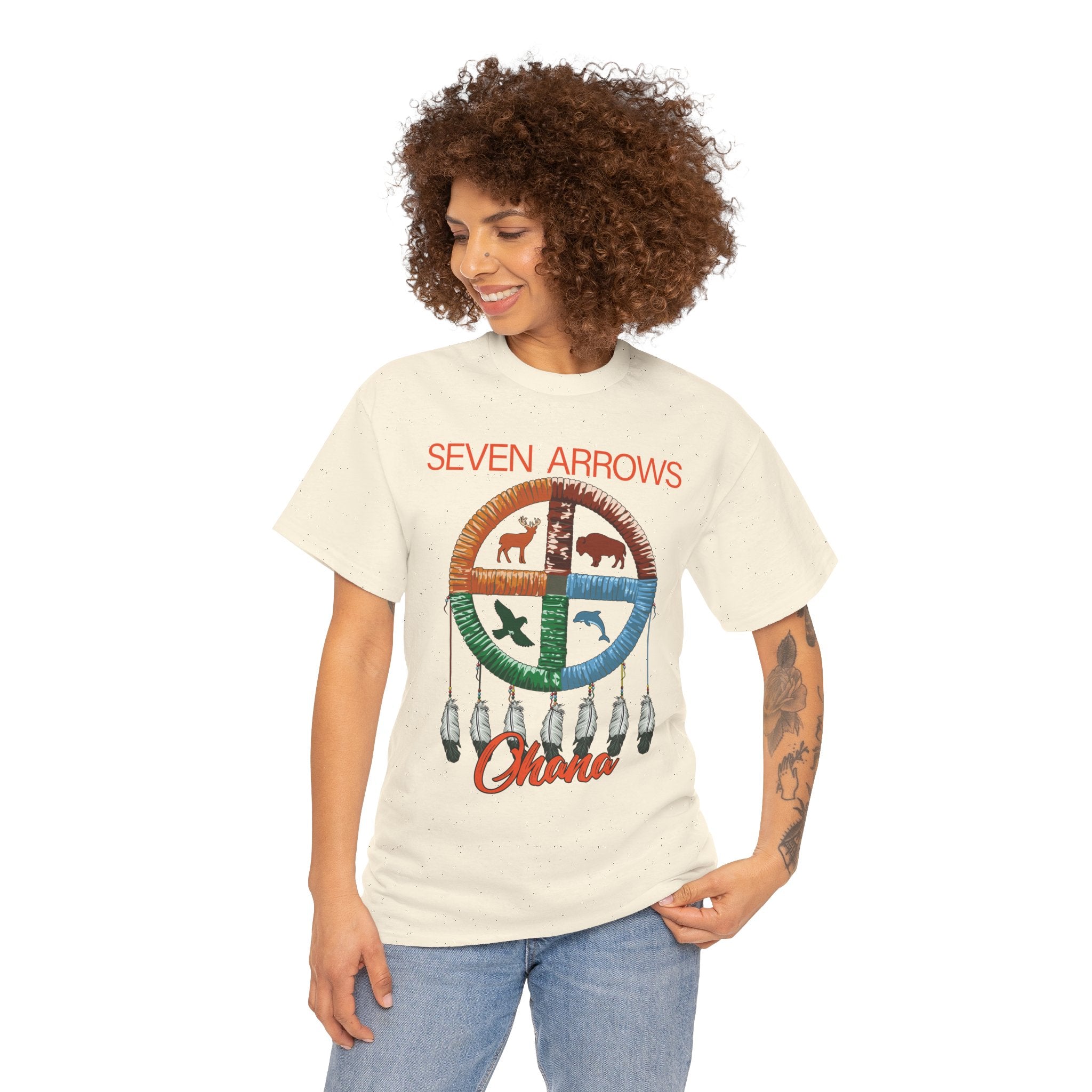 Seven Arrows Ohana — Medicine Wheel Graphic Tee
