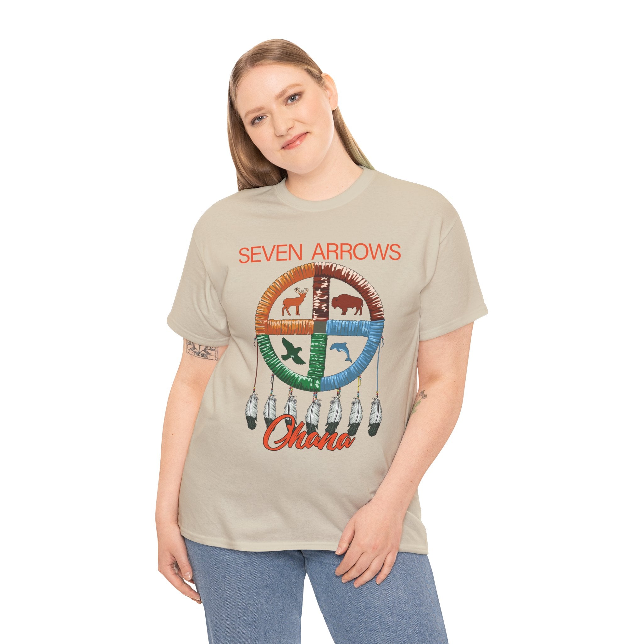 Seven Arrows Ohana — Medicine Wheel Graphic Tee