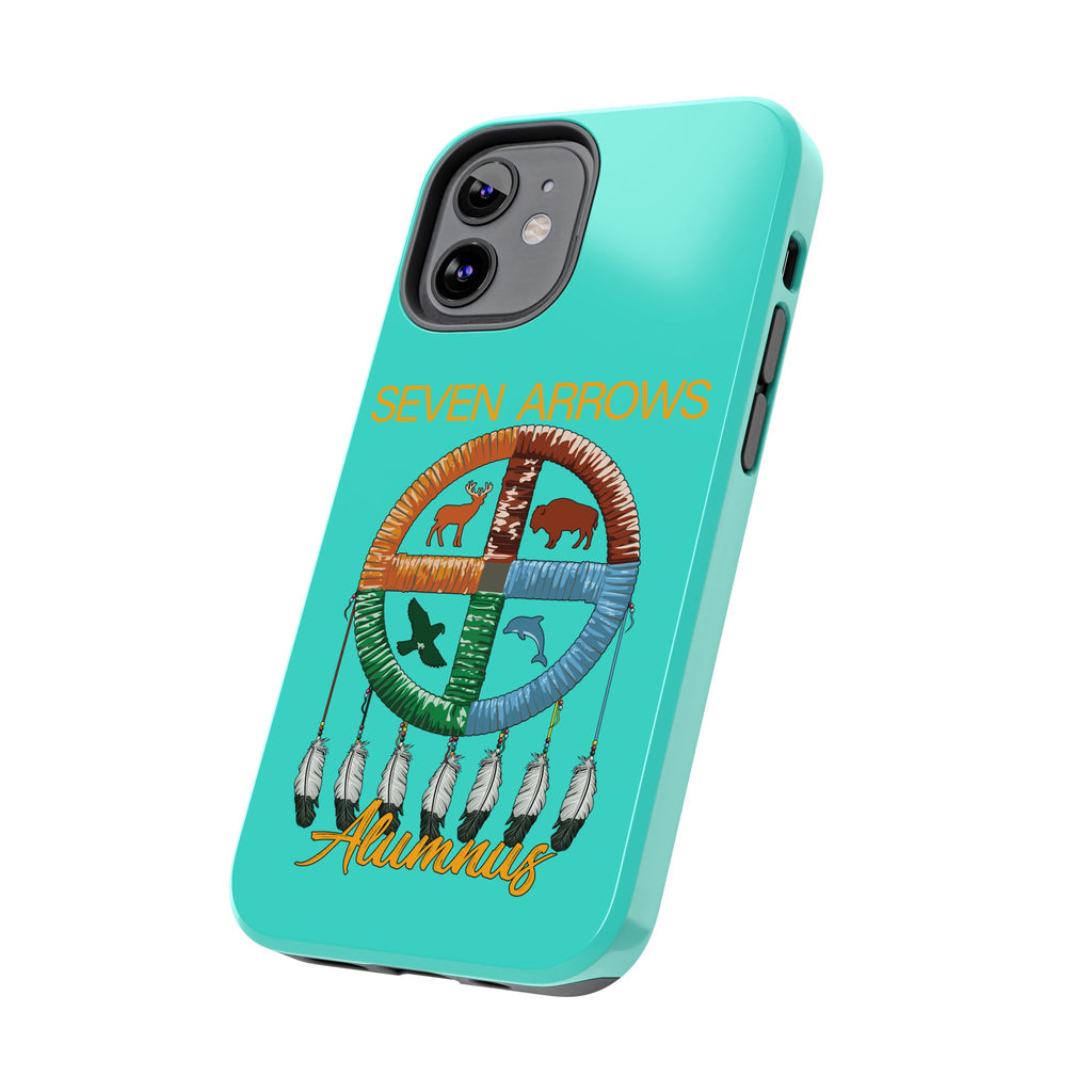 Tough Phone Case — 'Seven Arrows' Medicine Wheel Design (Alumnus)