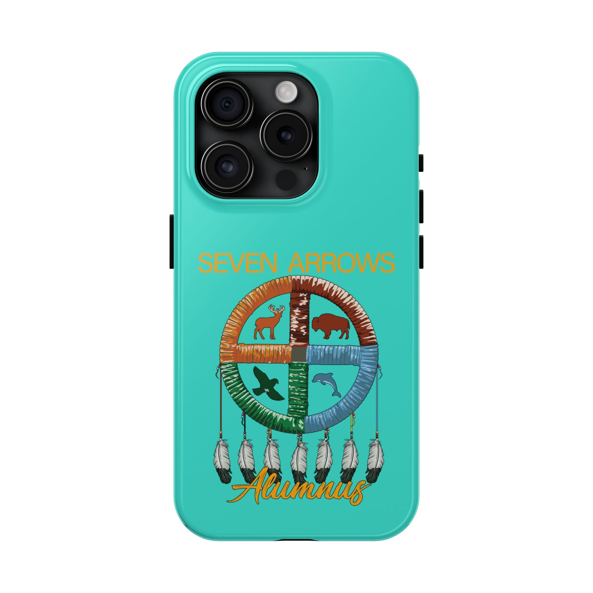 Tough Phone Case — 'Seven Arrows' Medicine Wheel Design (Alumnus)