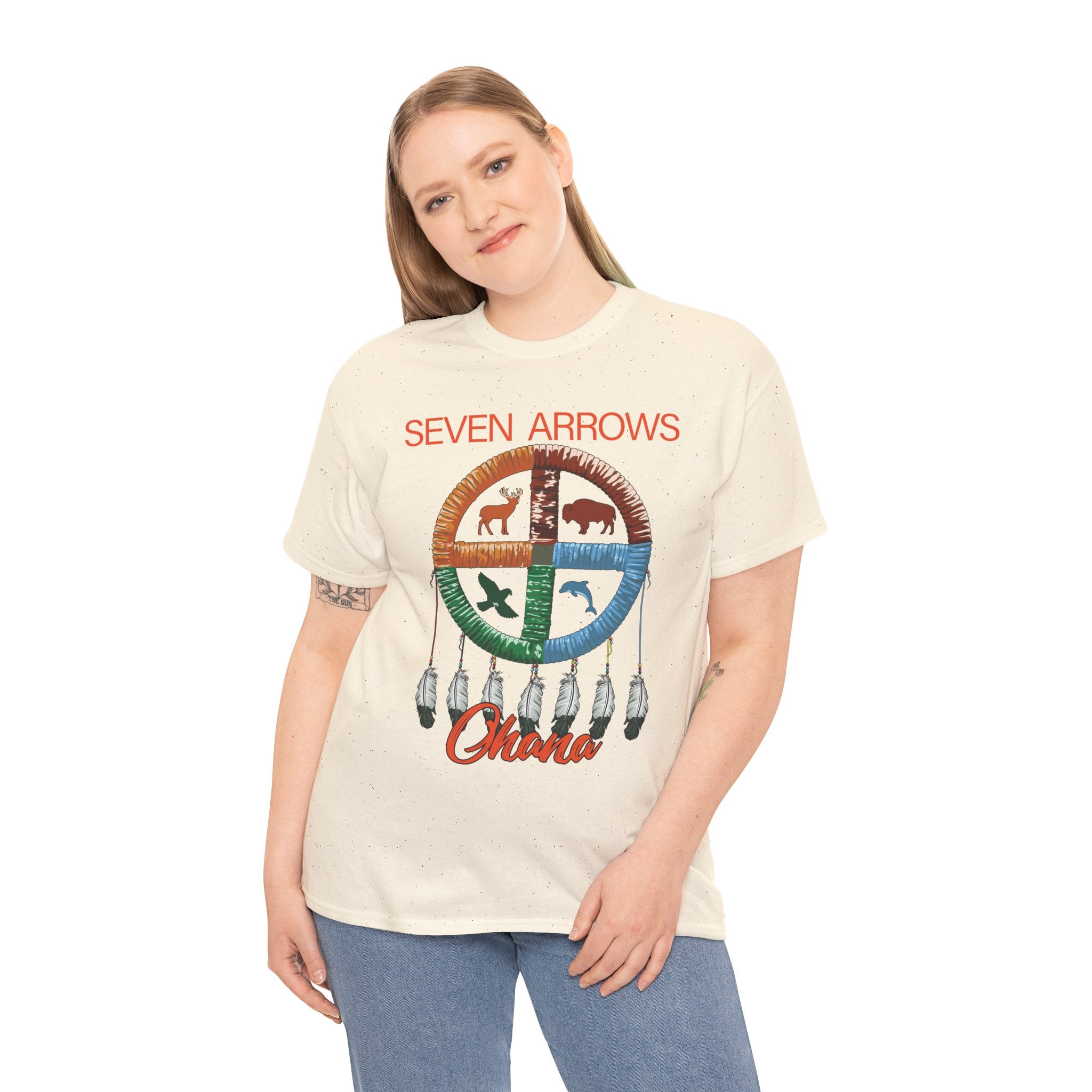 Seven Arrows Ohana — Medicine Wheel Graphic Tee
