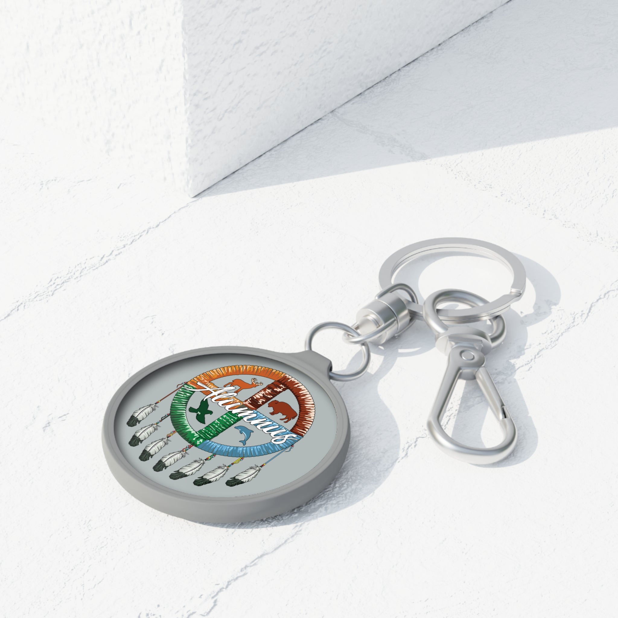 Alumnus Medicine Wheel Keyring