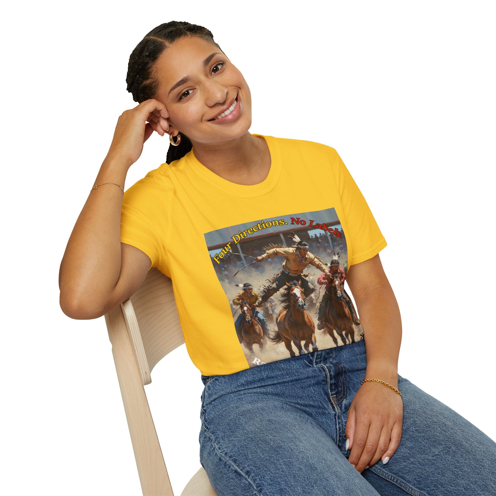 Four Colors. No Labels. Race Belongs on the Track Graphic Tee