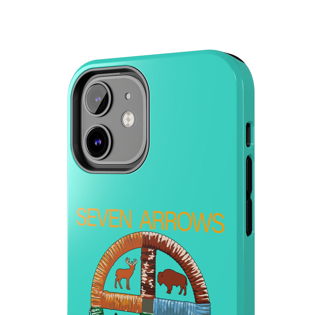 Tough Phone Case — 'Seven Arrows' Medicine Wheel Design (Alumnus)