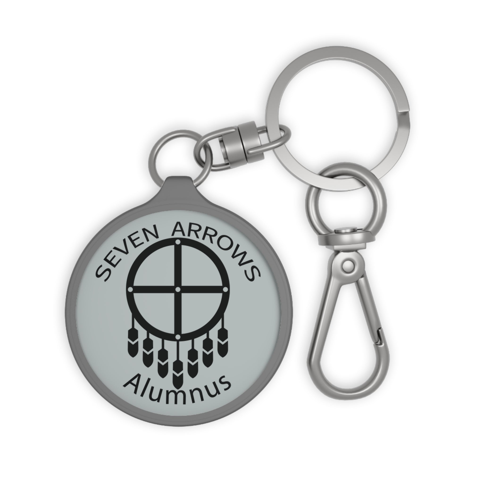 Black Seven Arrows Logo Alumnus Keyring