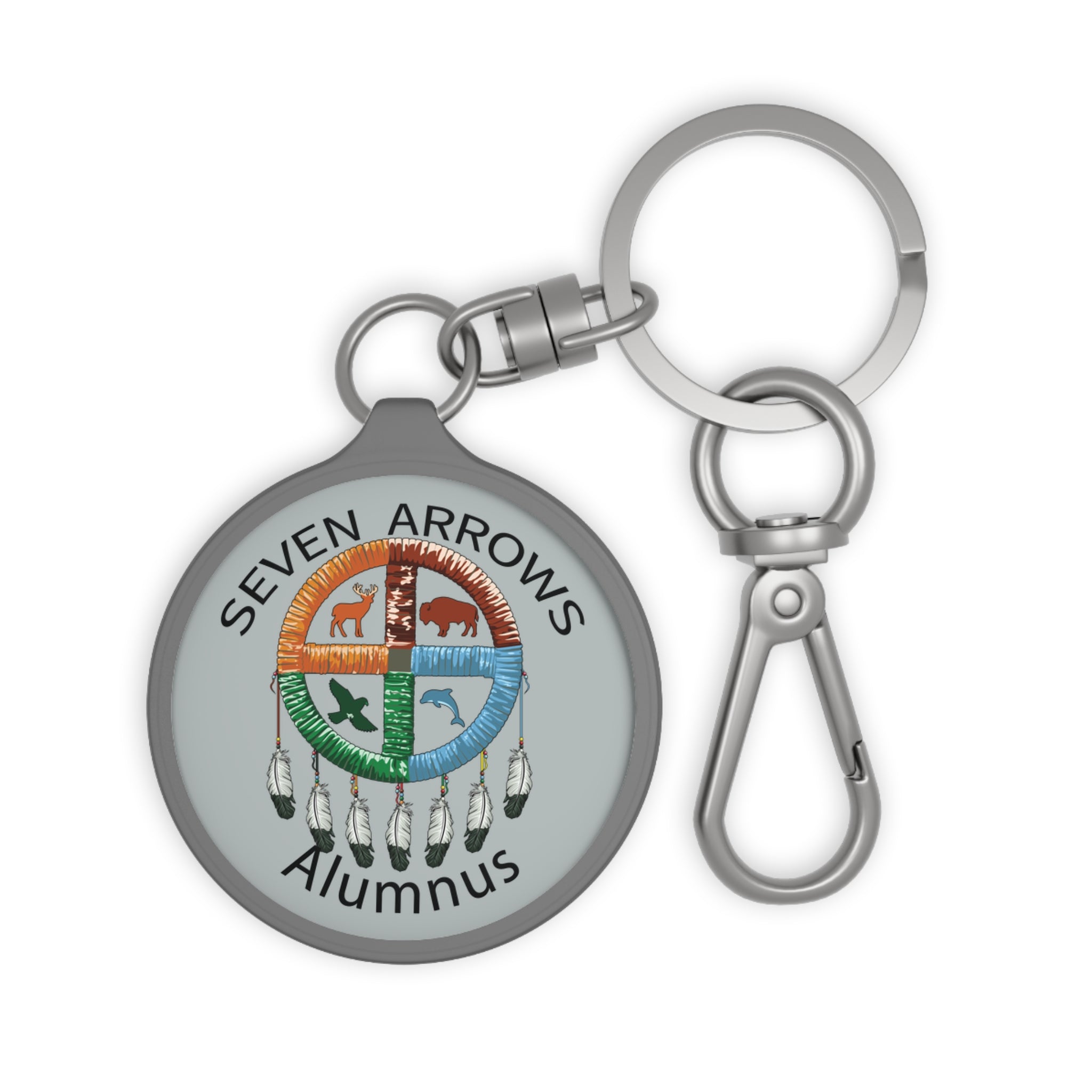 Seven Arrows Alumnus Medicine Wheel Keyring