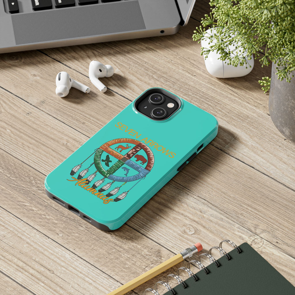 Tough Phone Case — 'Seven Arrows' Medicine Wheel Design (Alumnus)