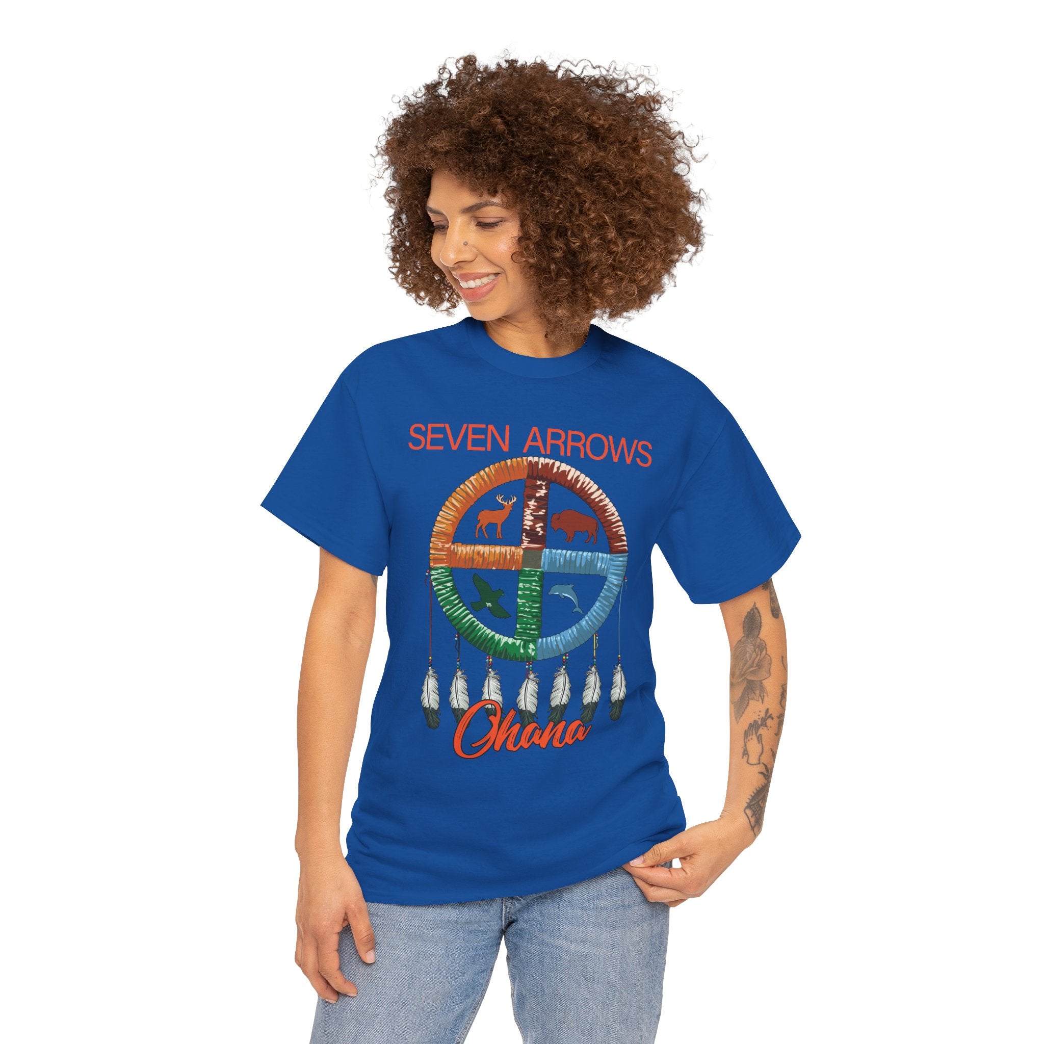 Seven Arrows Ohana — Medicine Wheel Graphic Tee