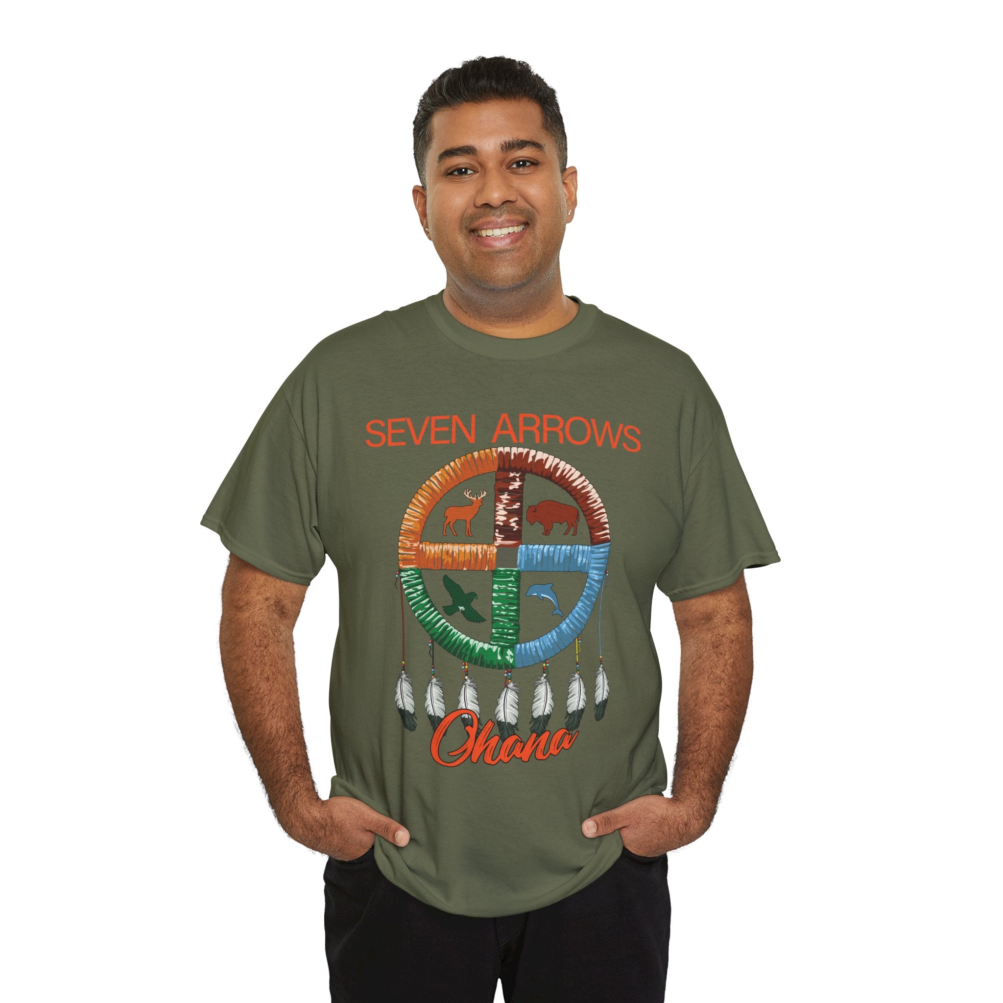 Seven Arrows Ohana — Medicine Wheel Graphic Tee