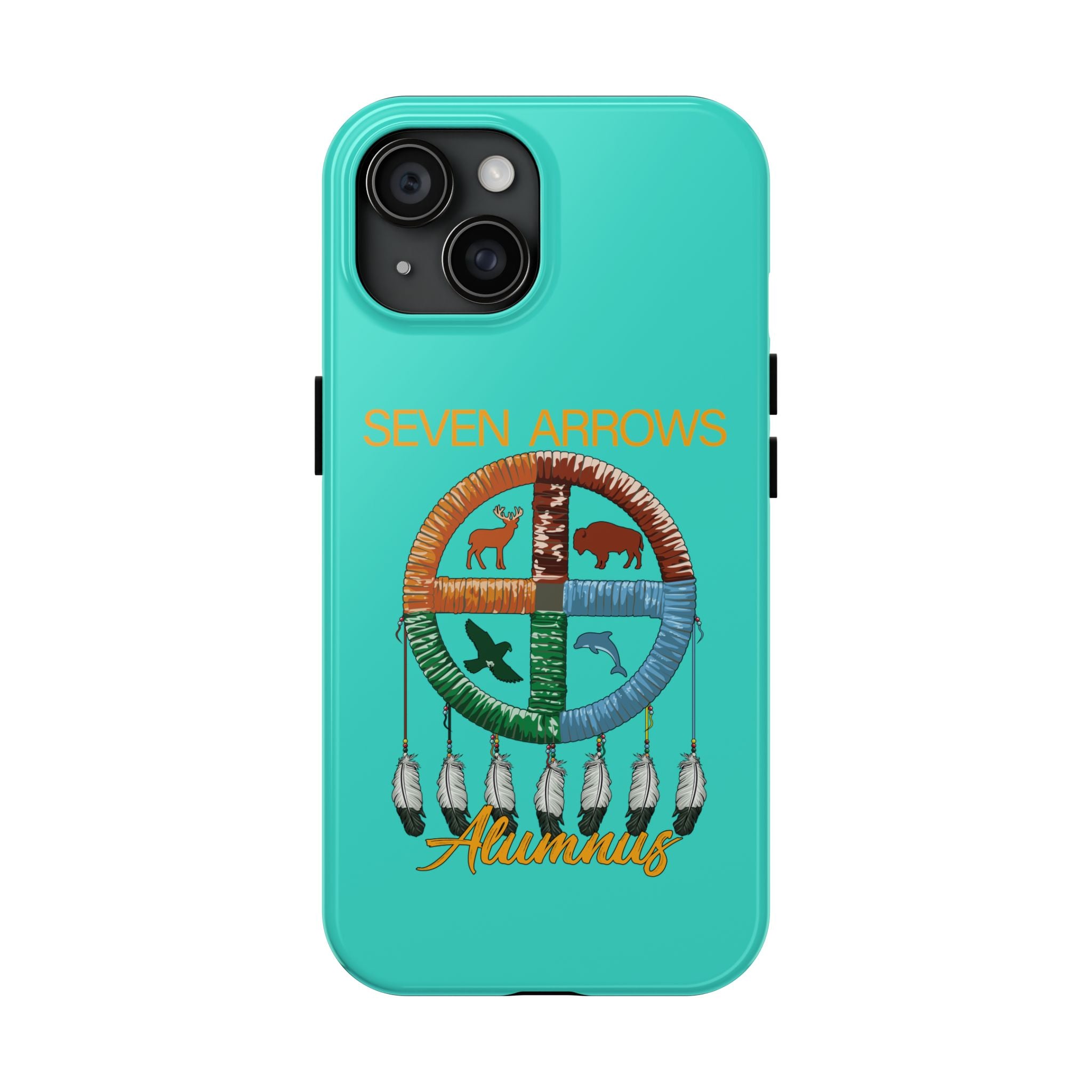 Tough Phone Case — 'Seven Arrows' Medicine Wheel Design (Alumnus)