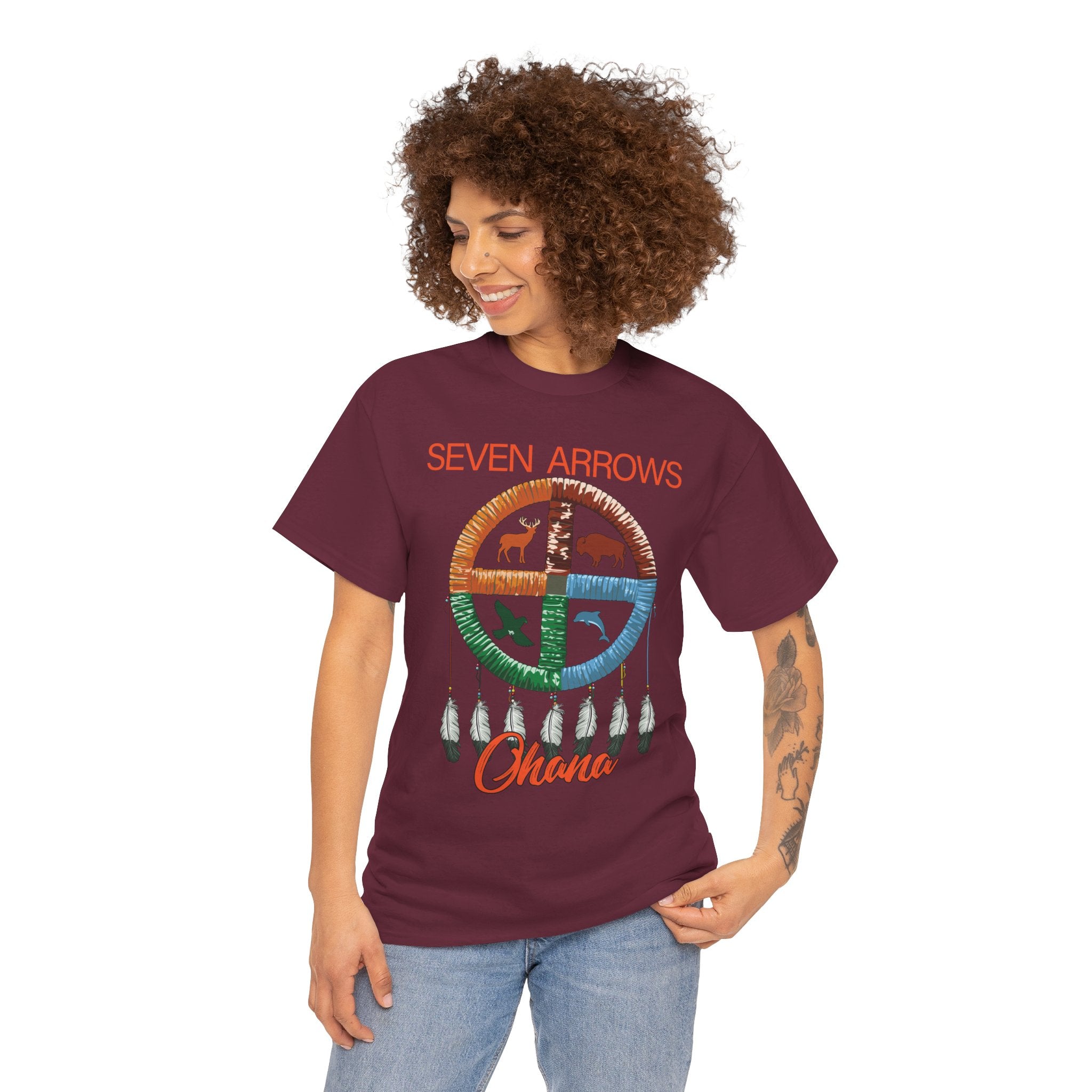 Seven Arrows Ohana — Medicine Wheel Graphic Tee