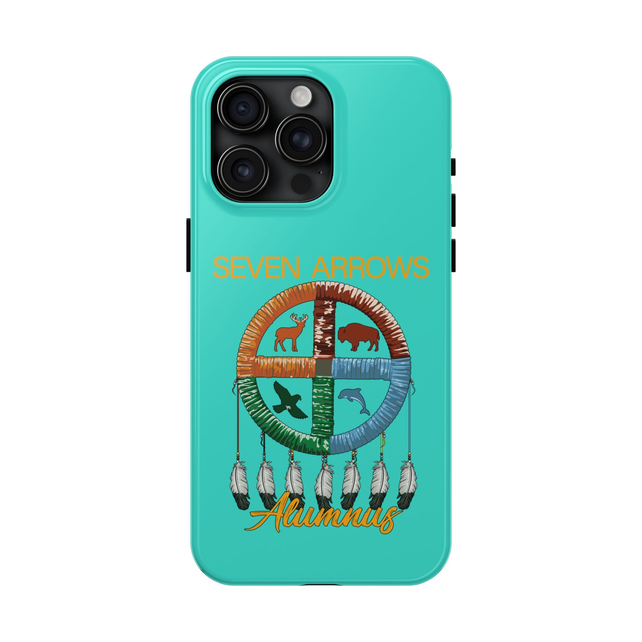 Tough Phone Case — 'Seven Arrows' Medicine Wheel Design (Alumnus)