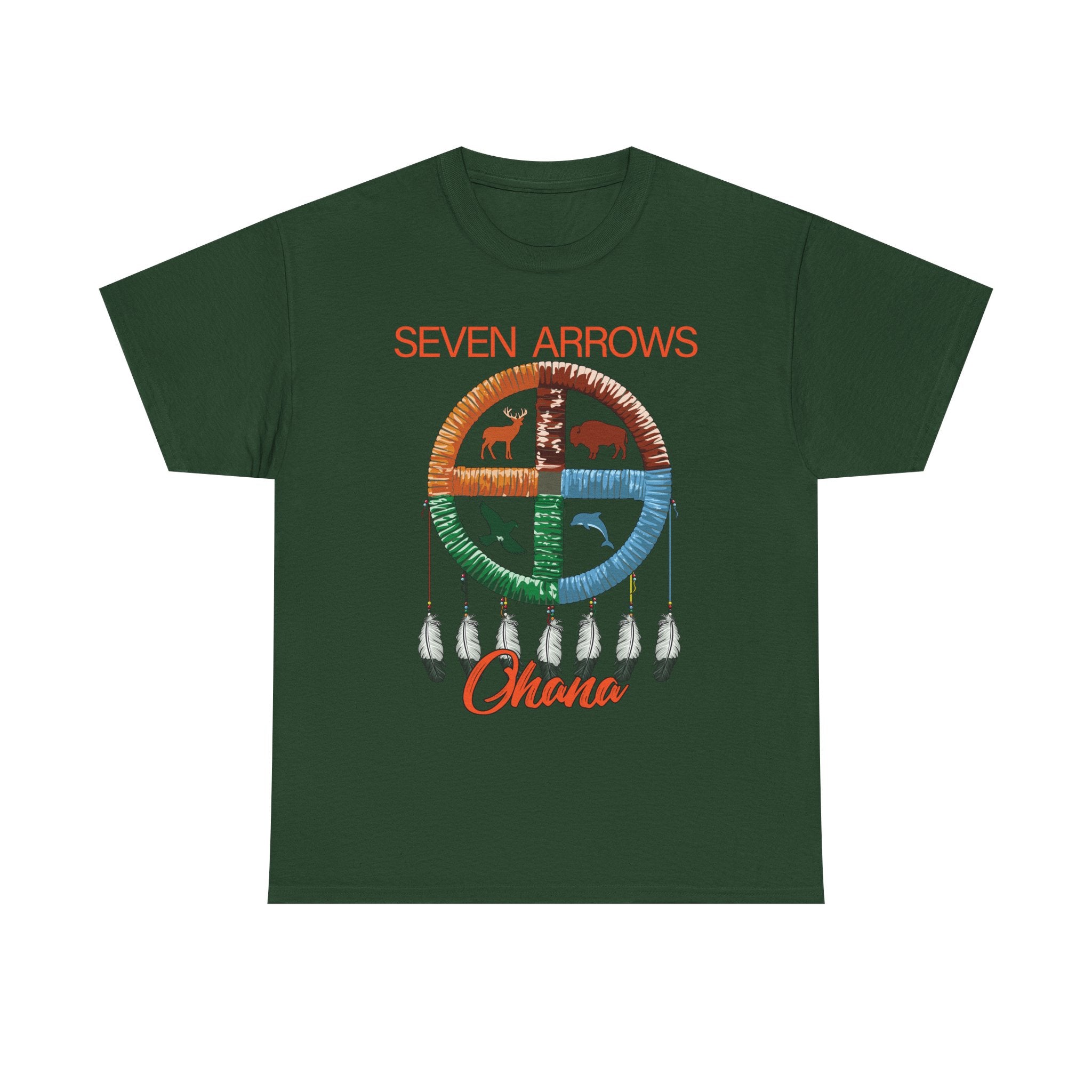Seven Arrows Ohana — Medicine Wheel Graphic Tee