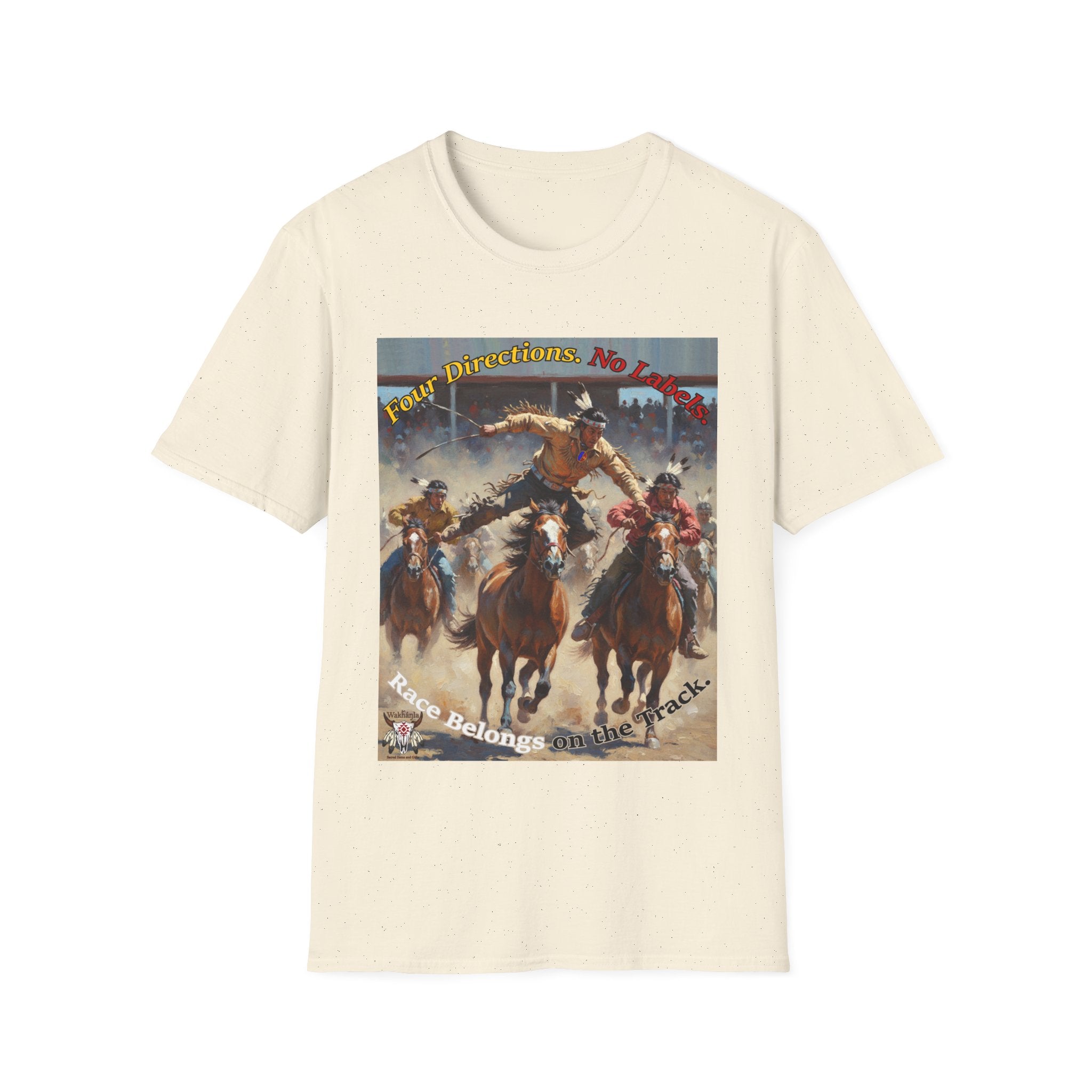 Four Colors. No Labels. Race Belongs on the Track Graphic Tee