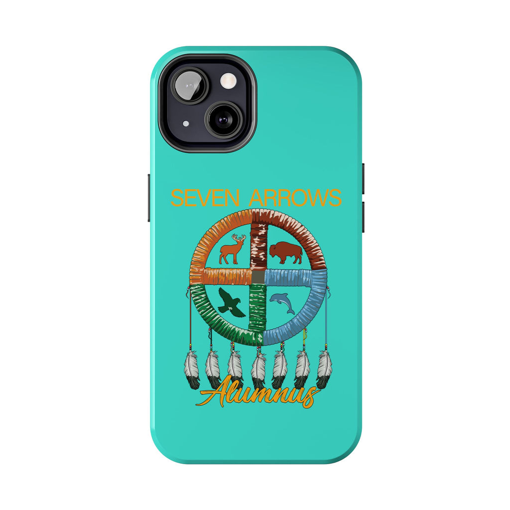 Tough Phone Case — 'Seven Arrows' Medicine Wheel Design (Alumnus)
