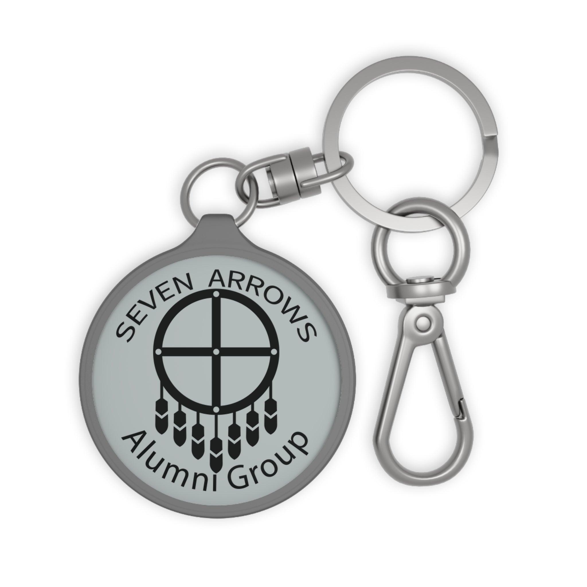 Black Seven Arrows Logo Alumni Group Keyring