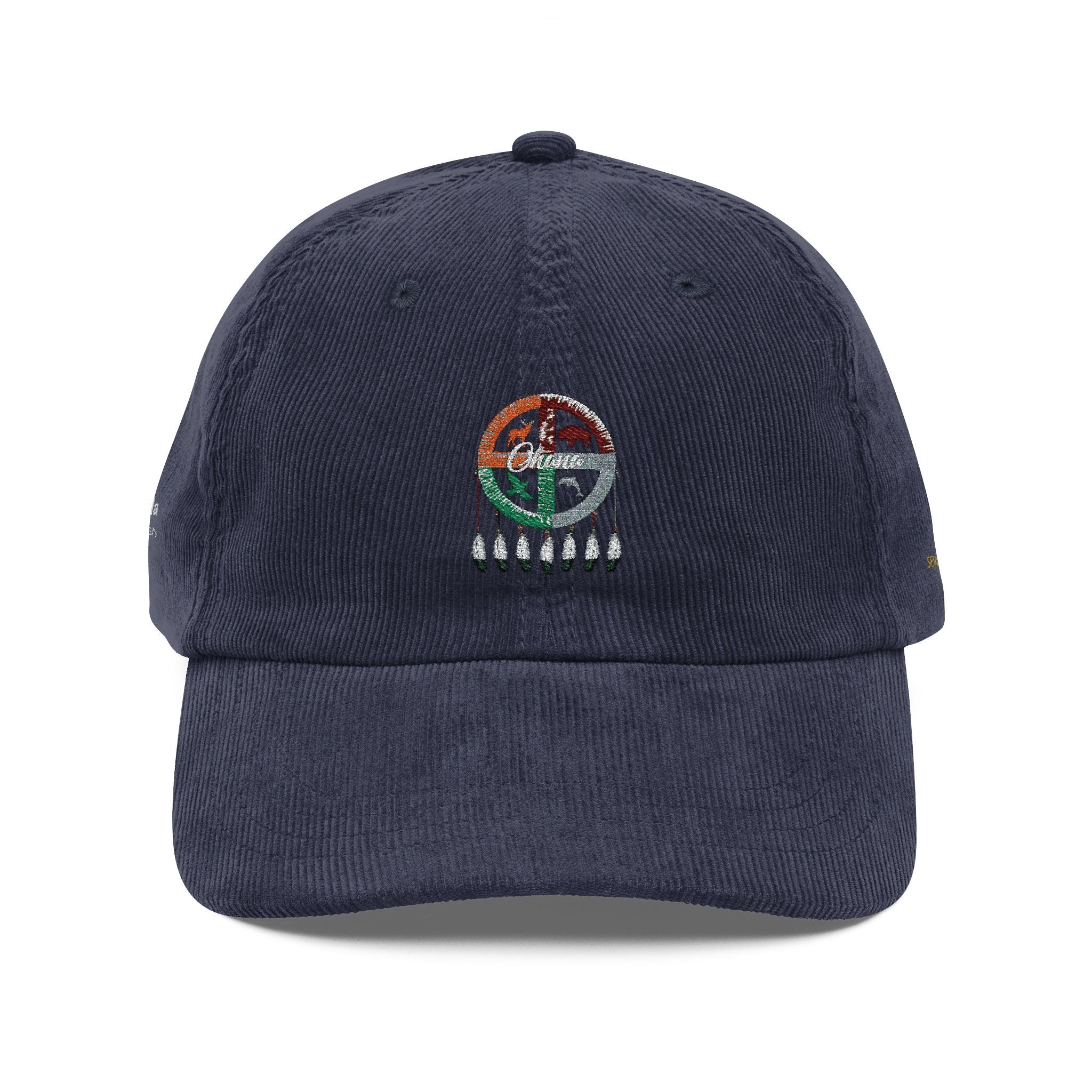 Embroidered Vintage Corduroy Cap — Seven Arrows - Wakhanla