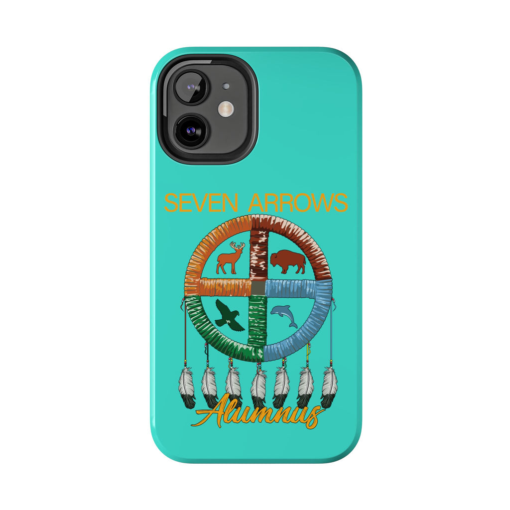 Tough Phone Case — 'Seven Arrows' Medicine Wheel Design (Alumnus)