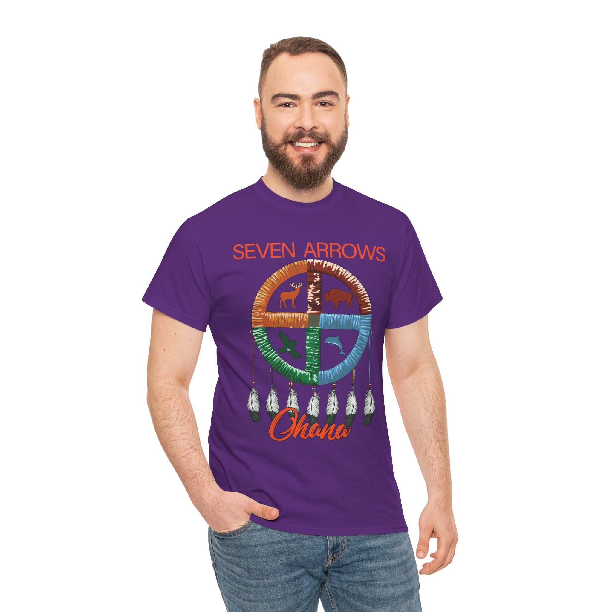 Seven Arrows Ohana — Medicine Wheel Graphic Tee