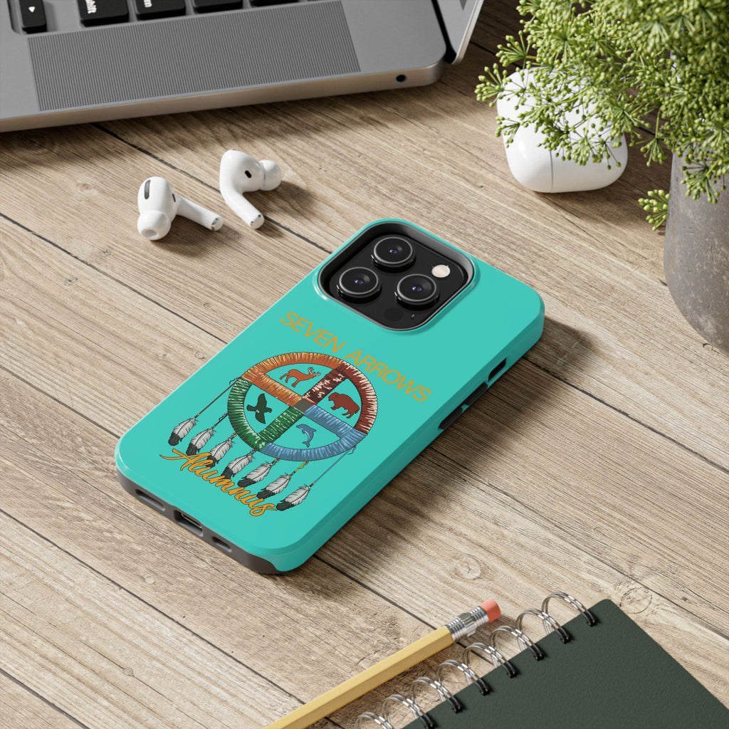 Tough Phone Case — 'Seven Arrows' Medicine Wheel Design (Alumnus)