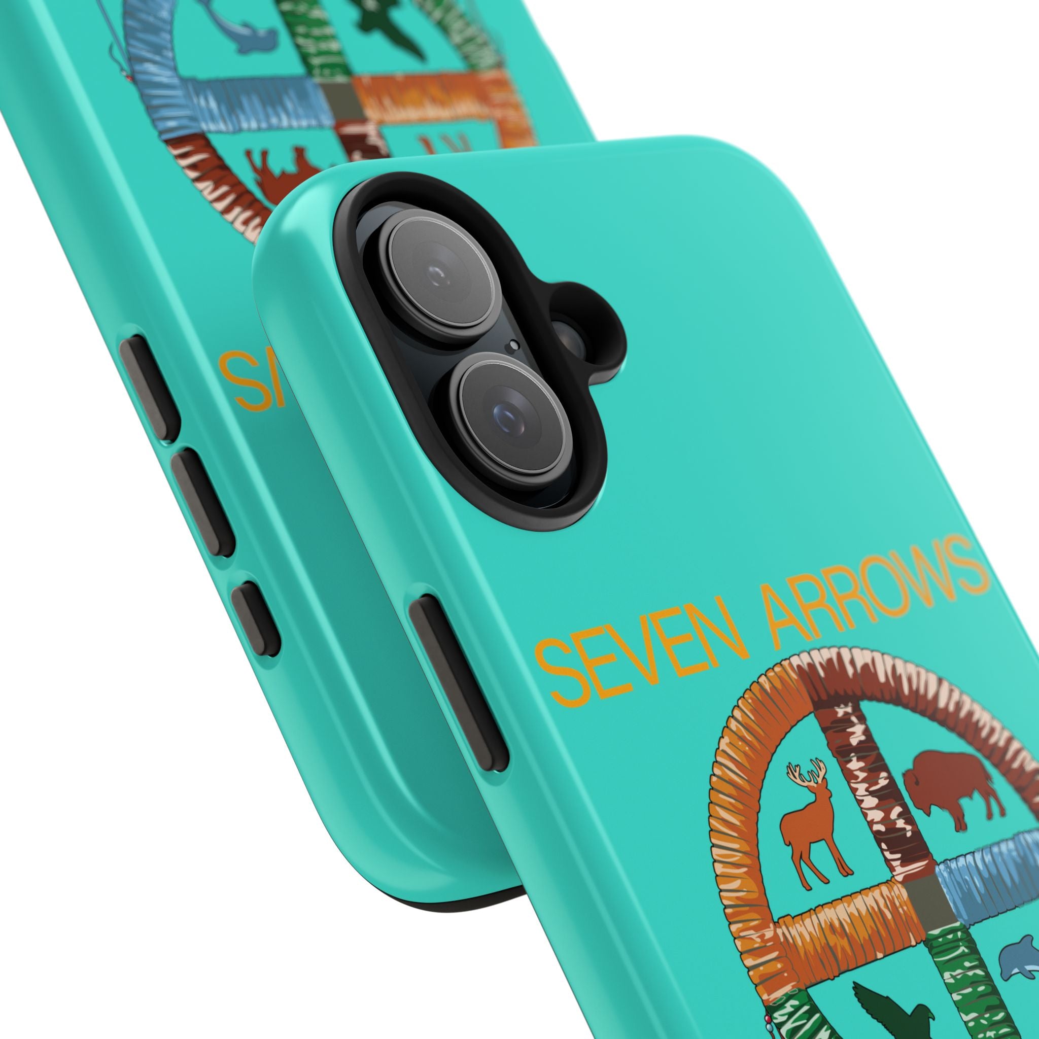 Tough Phone Case — 'Seven Arrows' Medicine Wheel Design (Alumnus)