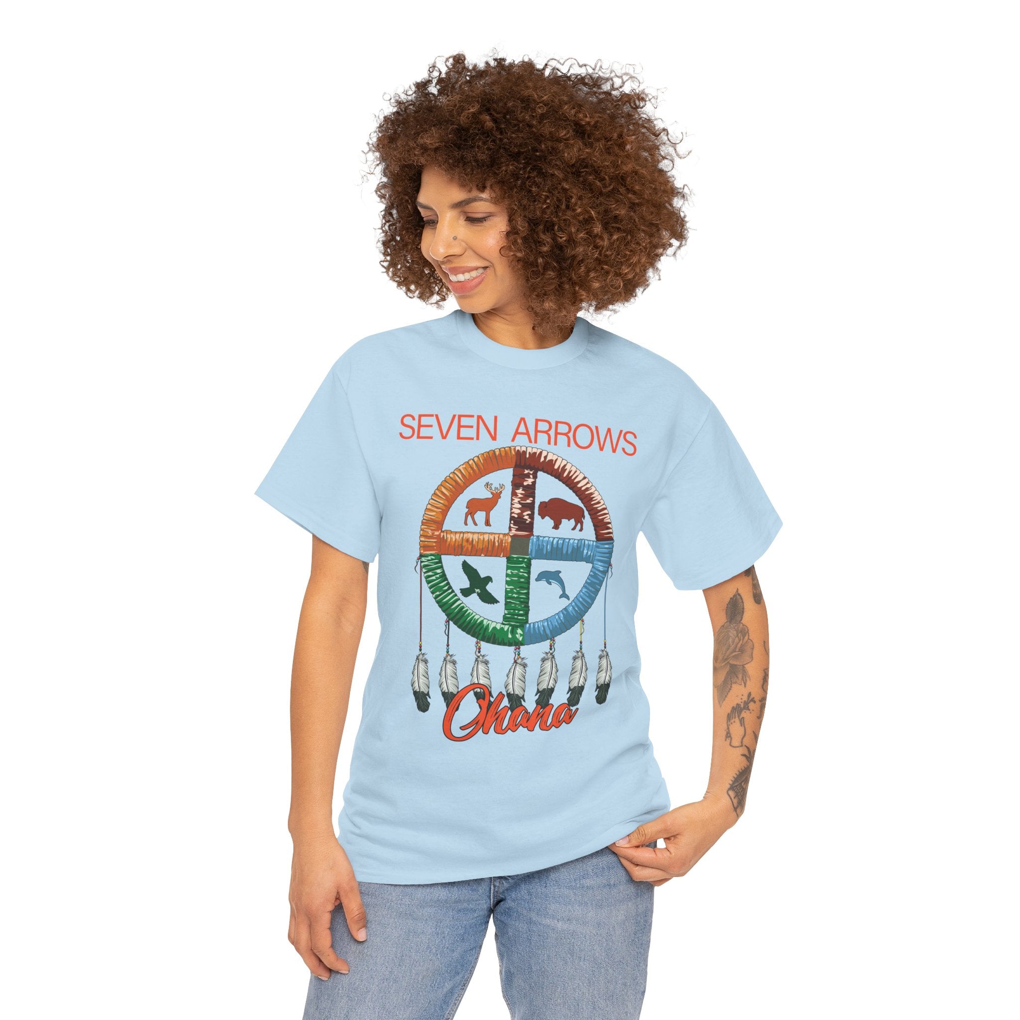 Seven Arrows Ohana — Medicine Wheel Graphic Tee
