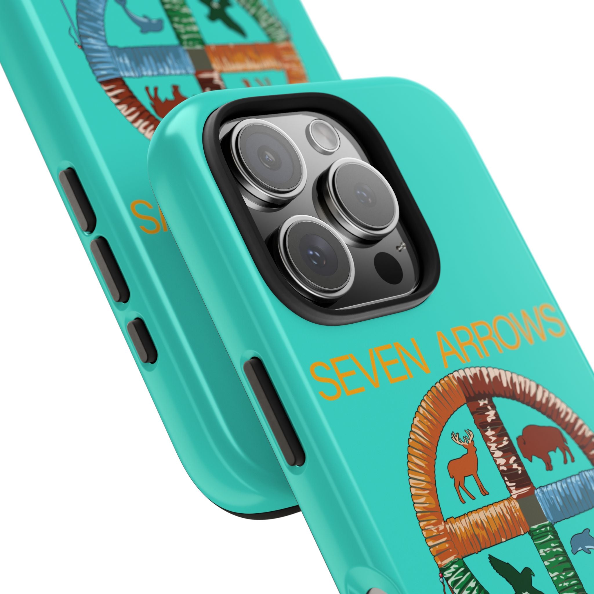 Tough Phone Case — 'Seven Arrows' Medicine Wheel Design (Alumnus)