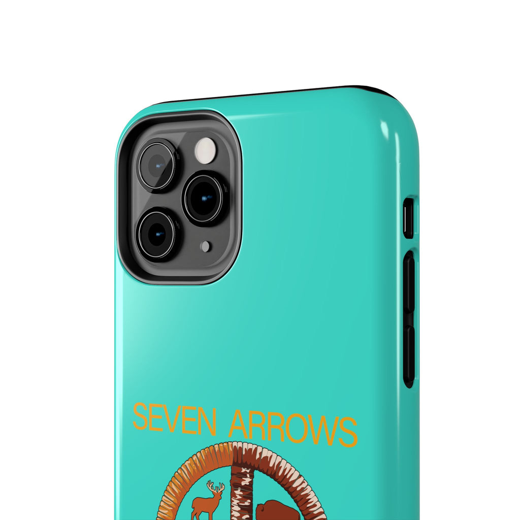 Tough Phone Case — 'Seven Arrows' Medicine Wheel Design (Alumnus)