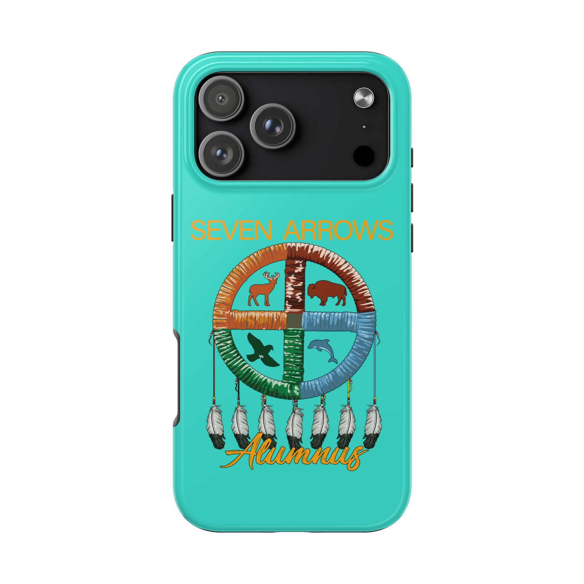 Tough Phone Case — 'Seven Arrows' Medicine Wheel Design (Alumnus)