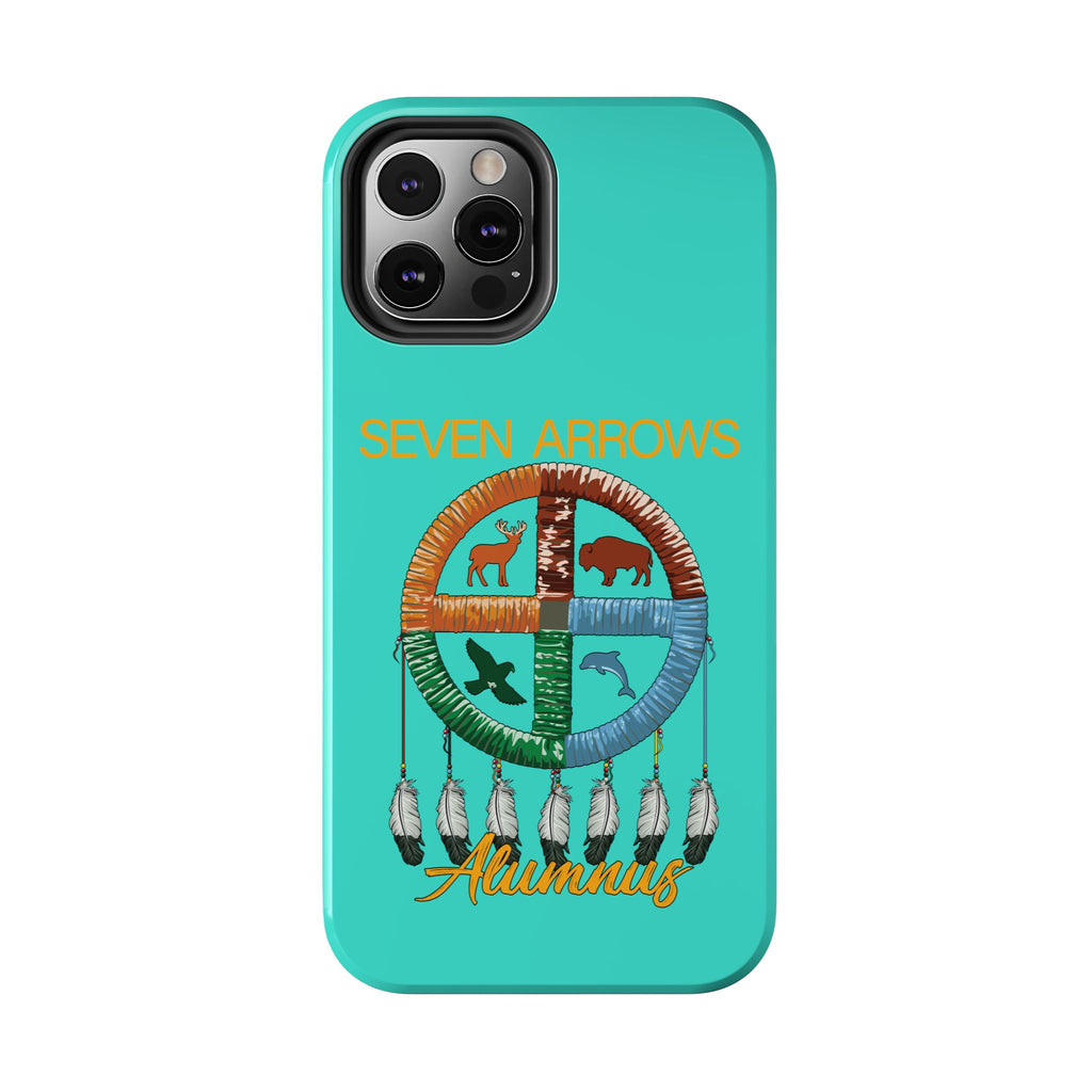 Tough Phone Case — 'Seven Arrows' Medicine Wheel Design (Alumnus)