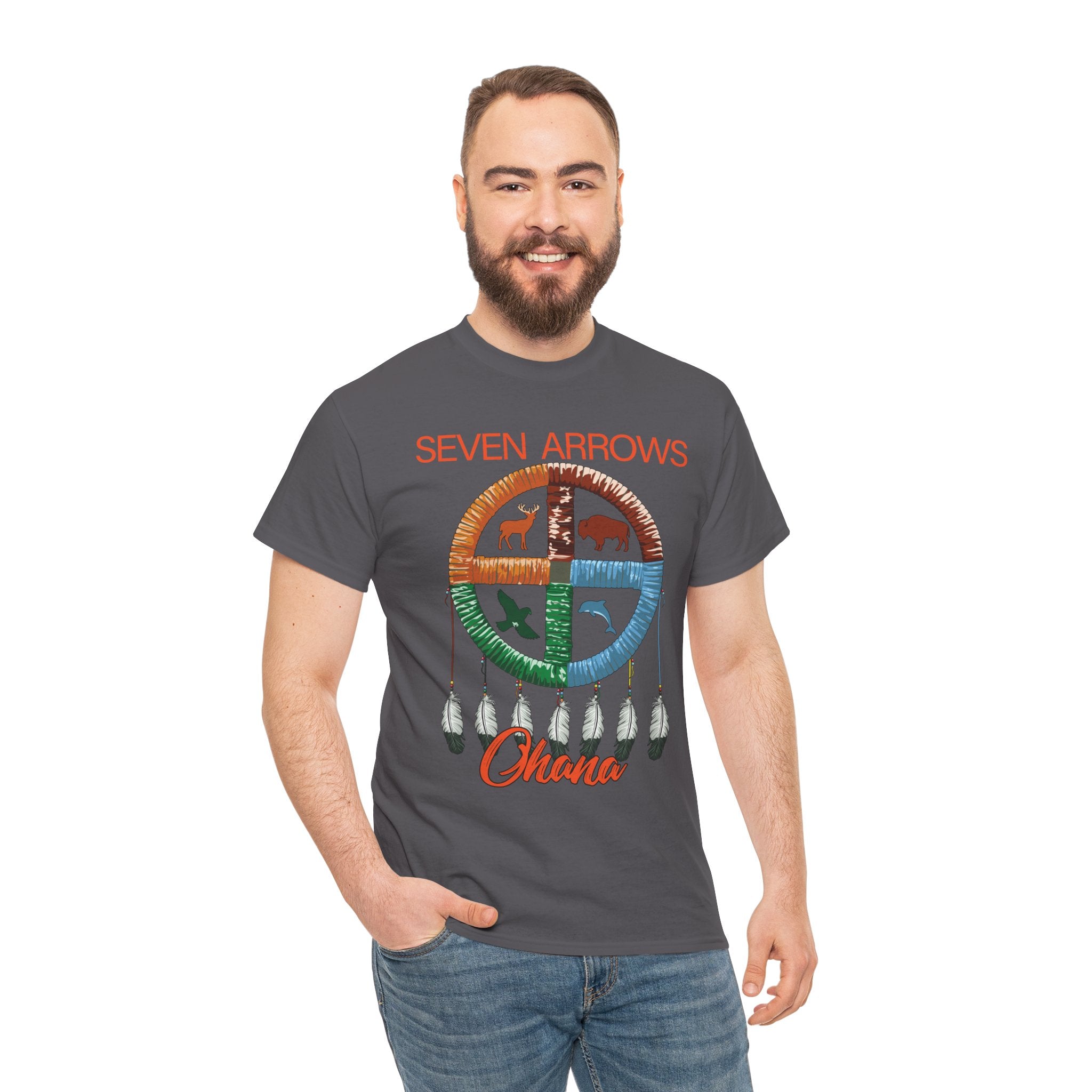Seven Arrows Ohana — Medicine Wheel Graphic Tee