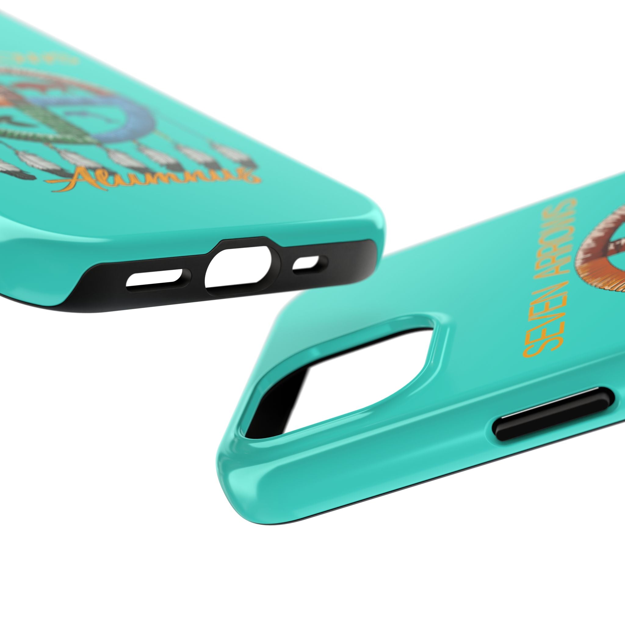 Tough Phone Case — 'Seven Arrows' Medicine Wheel Design (Alumnus)
