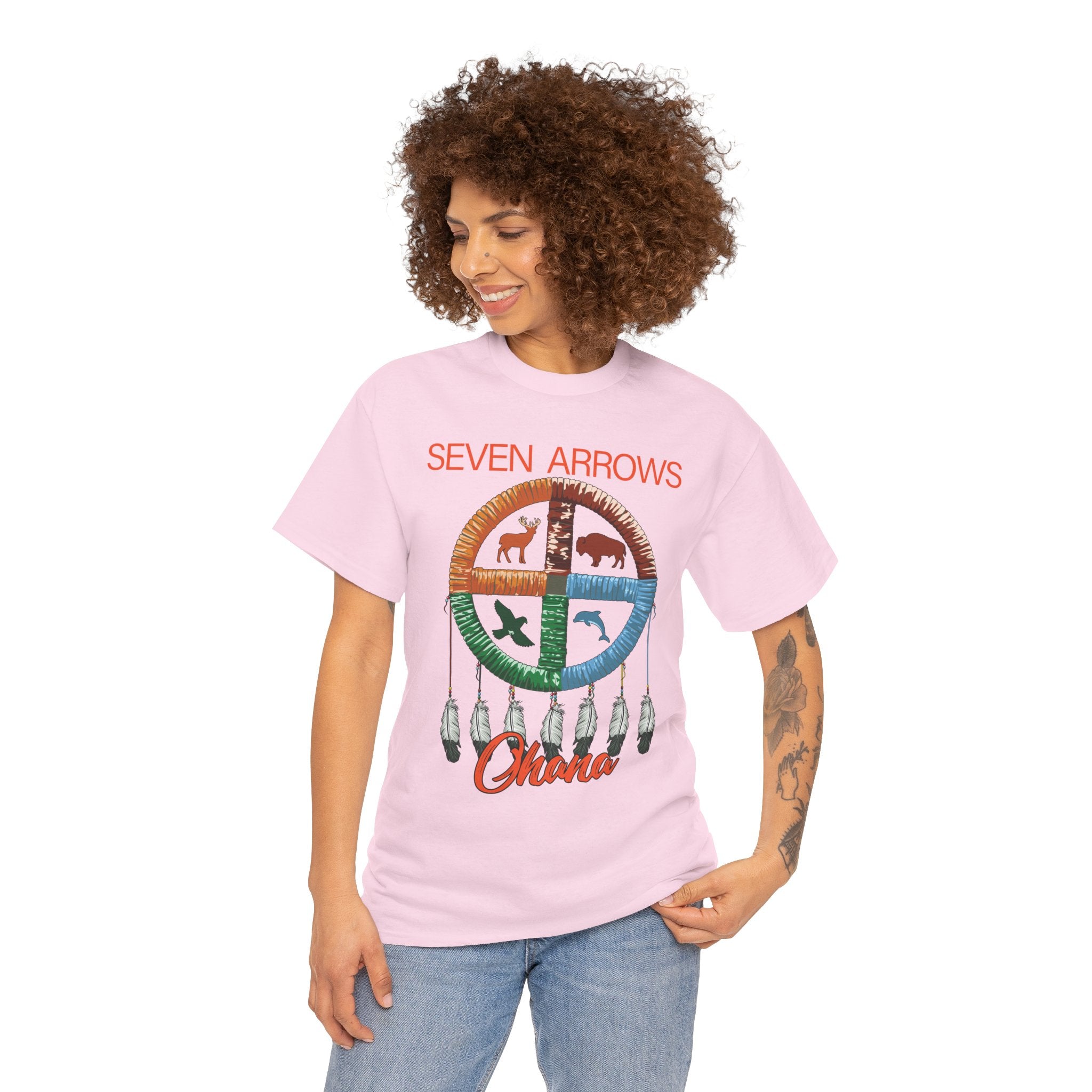 Seven Arrows Ohana — Medicine Wheel Graphic Tee