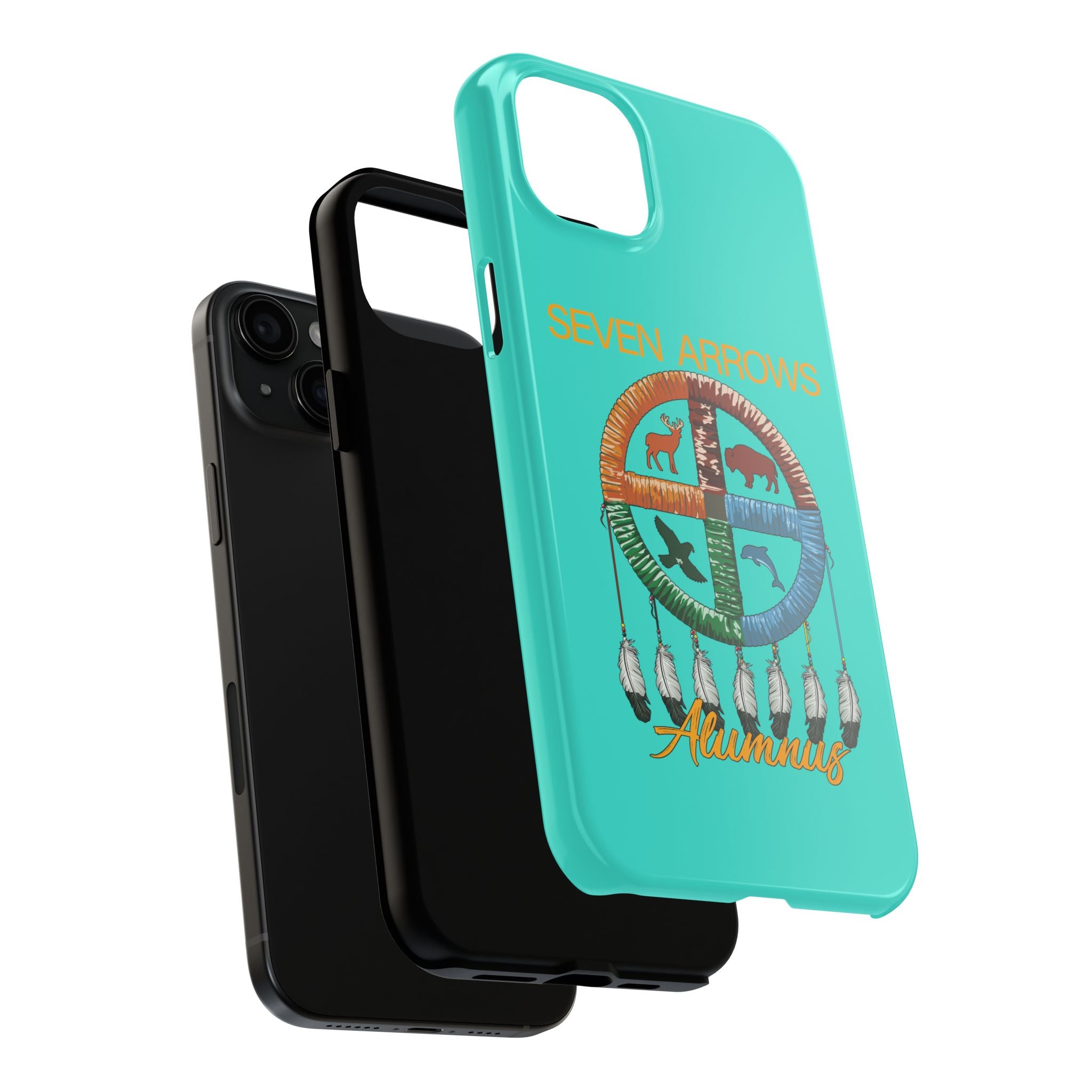 Tough Phone Case — 'Seven Arrows' Medicine Wheel Design (Alumnus)