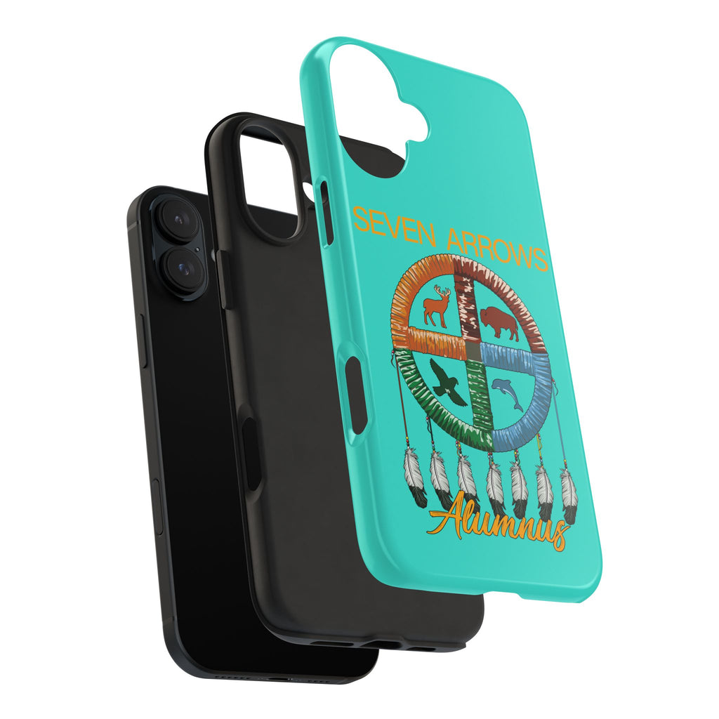 Tough Phone Case — 'Seven Arrows' Medicine Wheel Design (Alumnus)