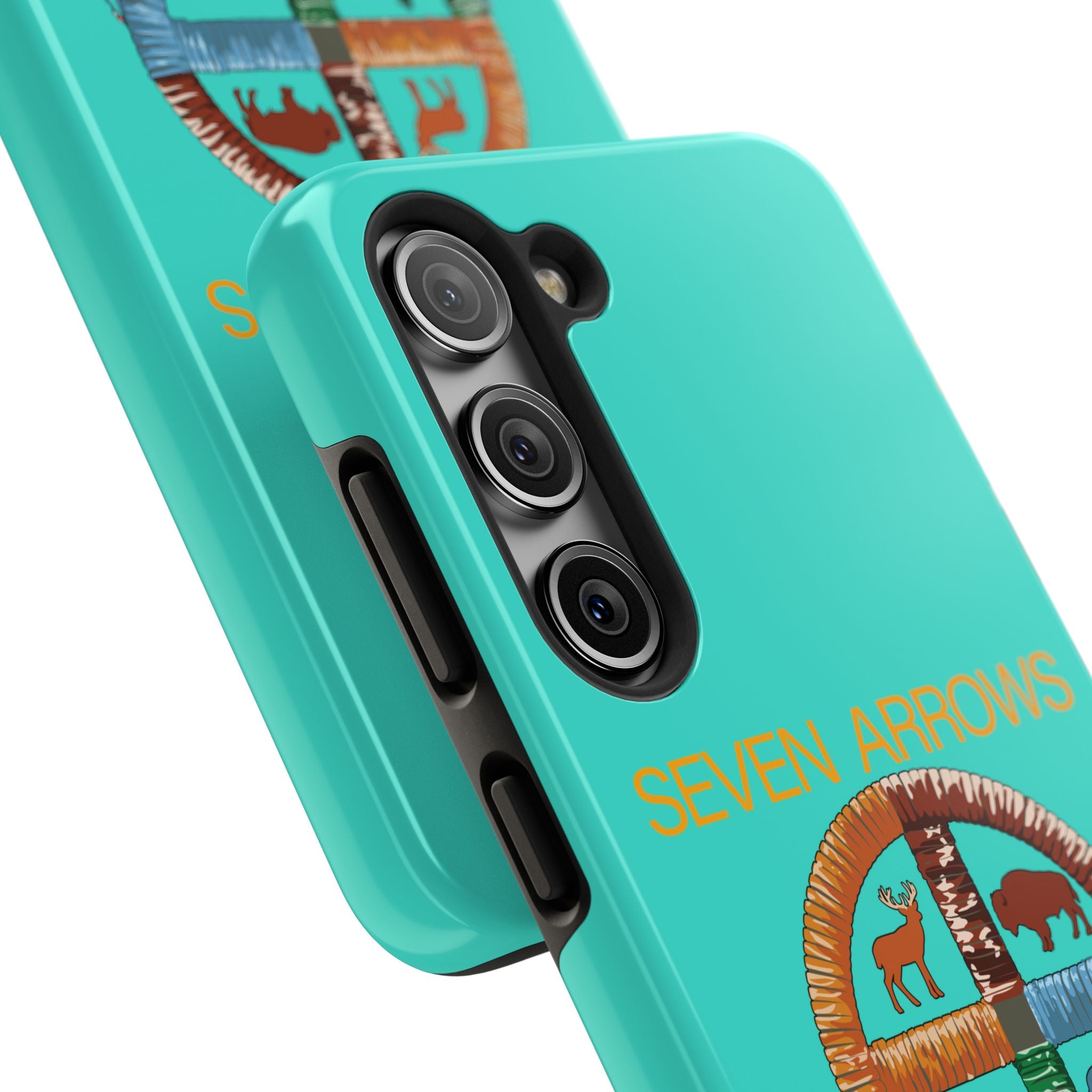 Tough Phone Case — 'Seven Arrows' Medicine Wheel Design (Alumnus)