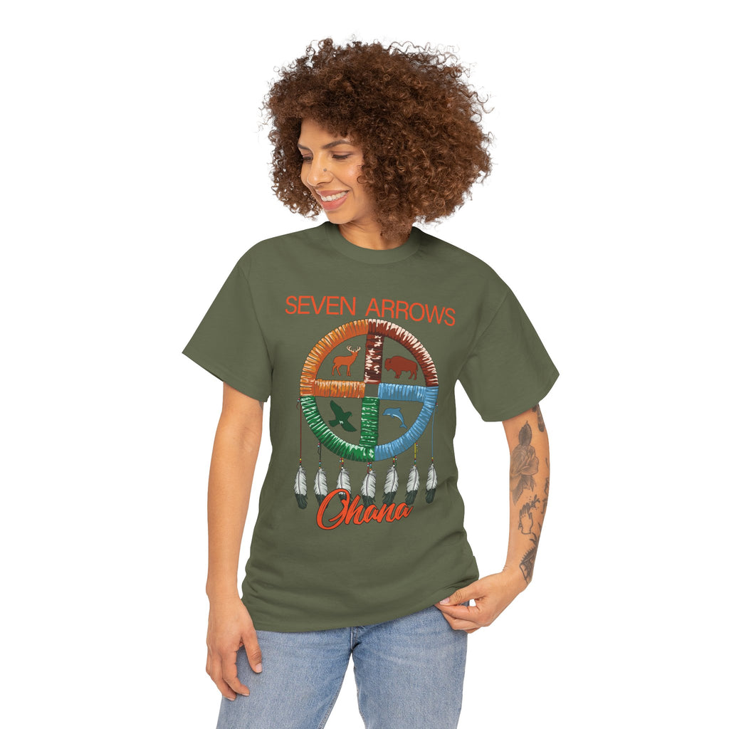 Seven Arrows Ohana — Medicine Wheel Graphic Tee