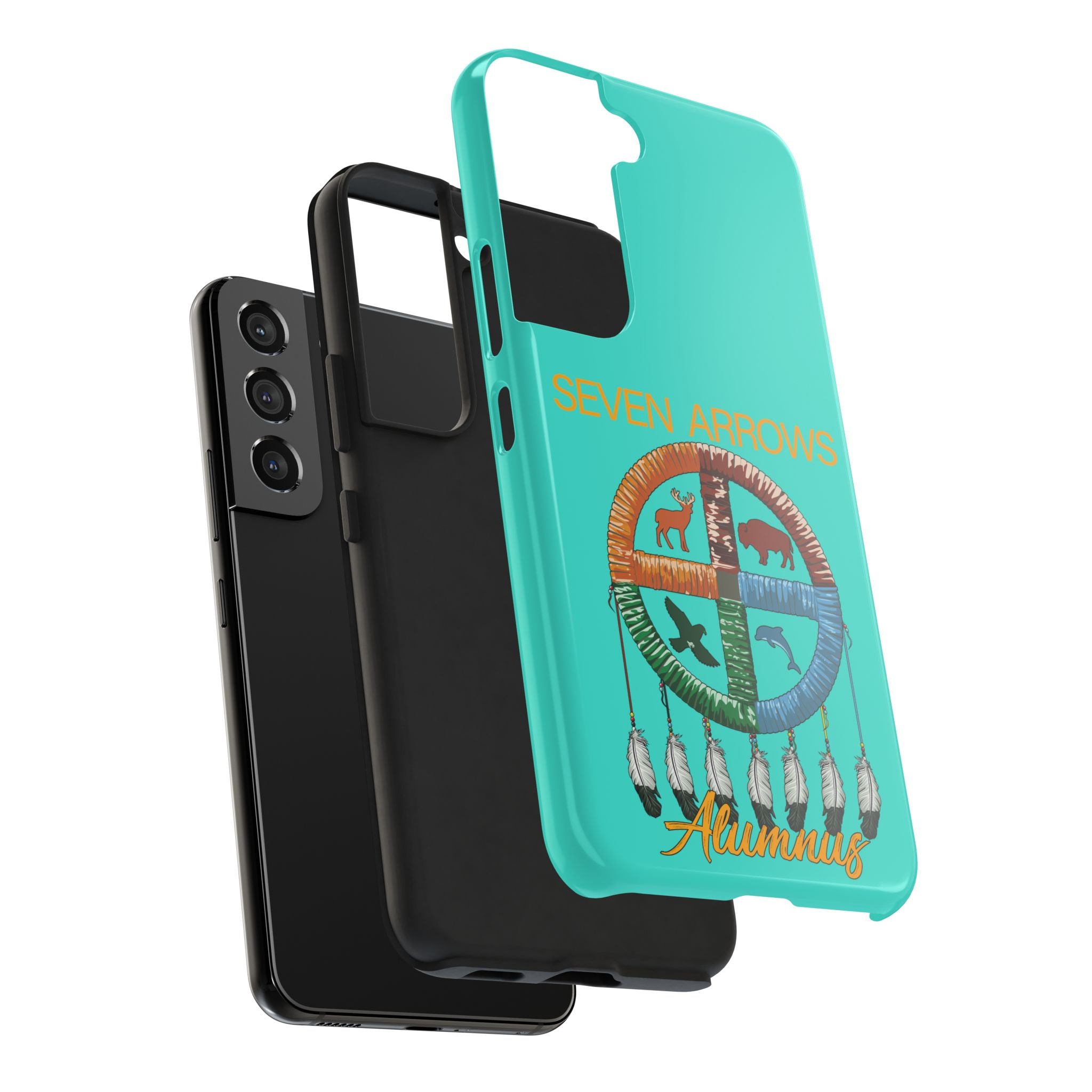 Tough Phone Case — 'Seven Arrows' Medicine Wheel Design (Alumnus)