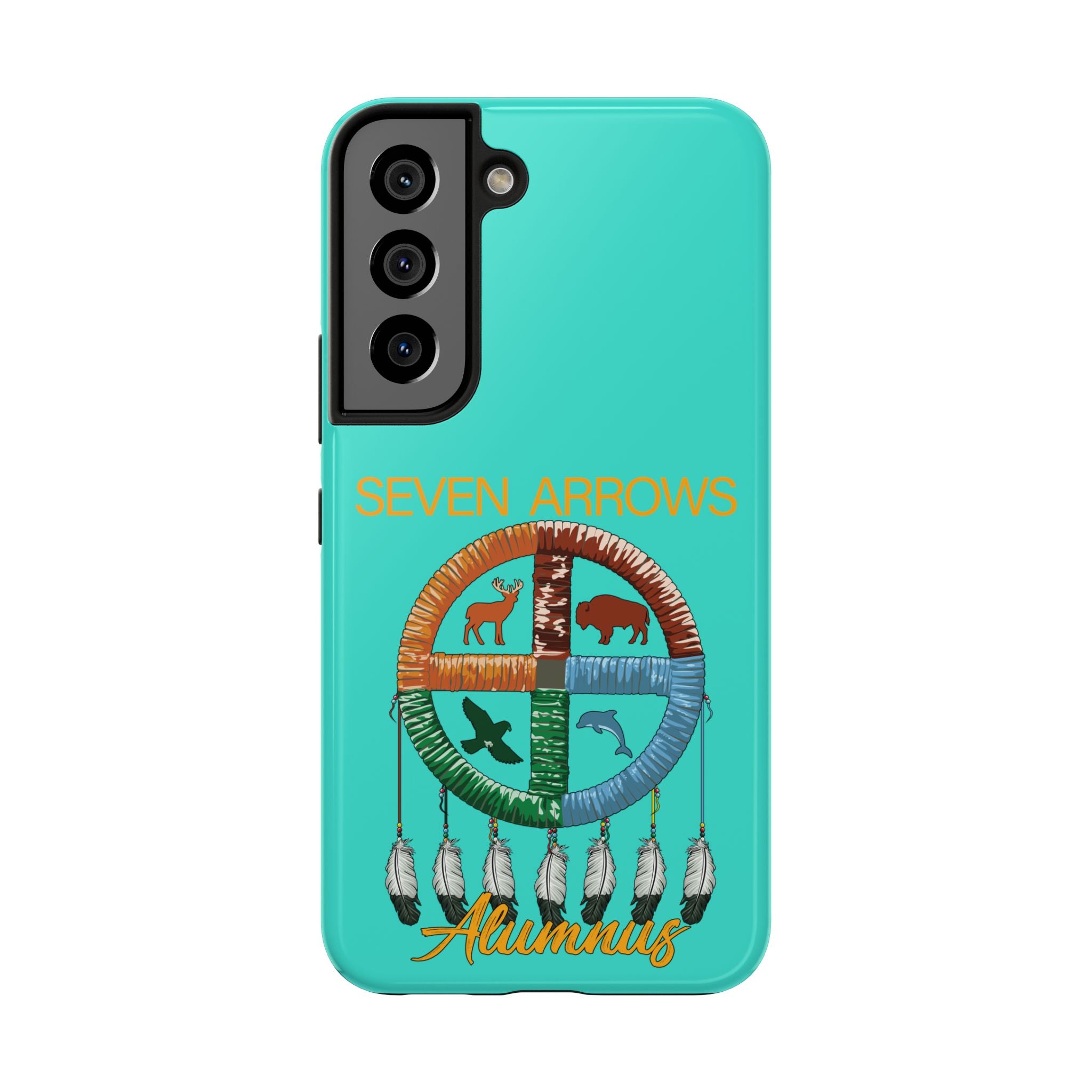 Tough Phone Case — 'Seven Arrows' Medicine Wheel Design (Alumnus)