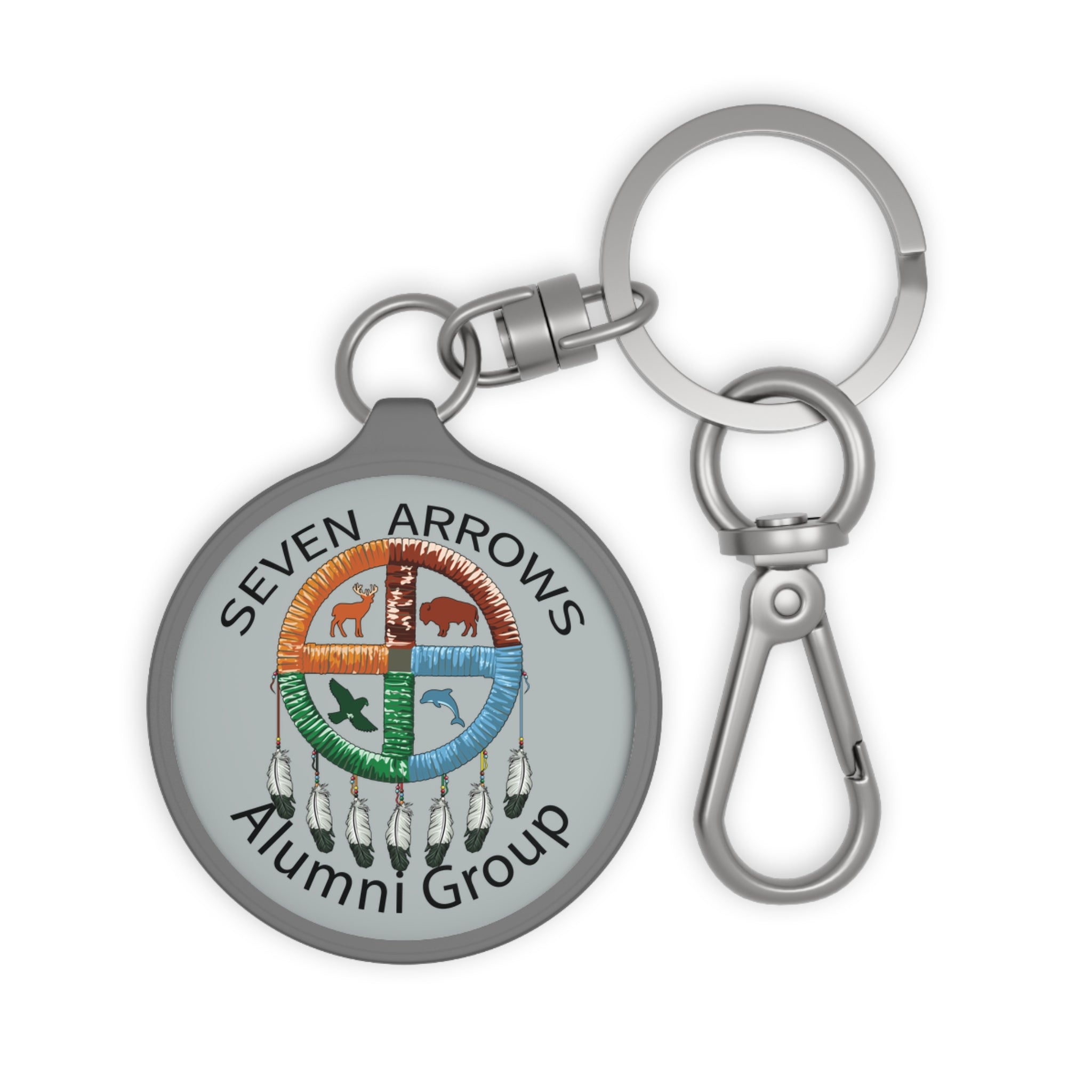 Seven Arrows Alumni Group Medicine Wheel Keyring