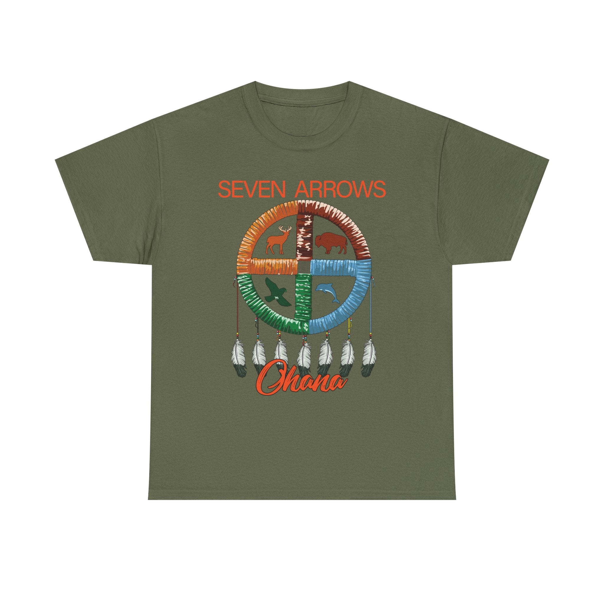 Seven Arrows Ohana — Medicine Wheel Graphic Tee