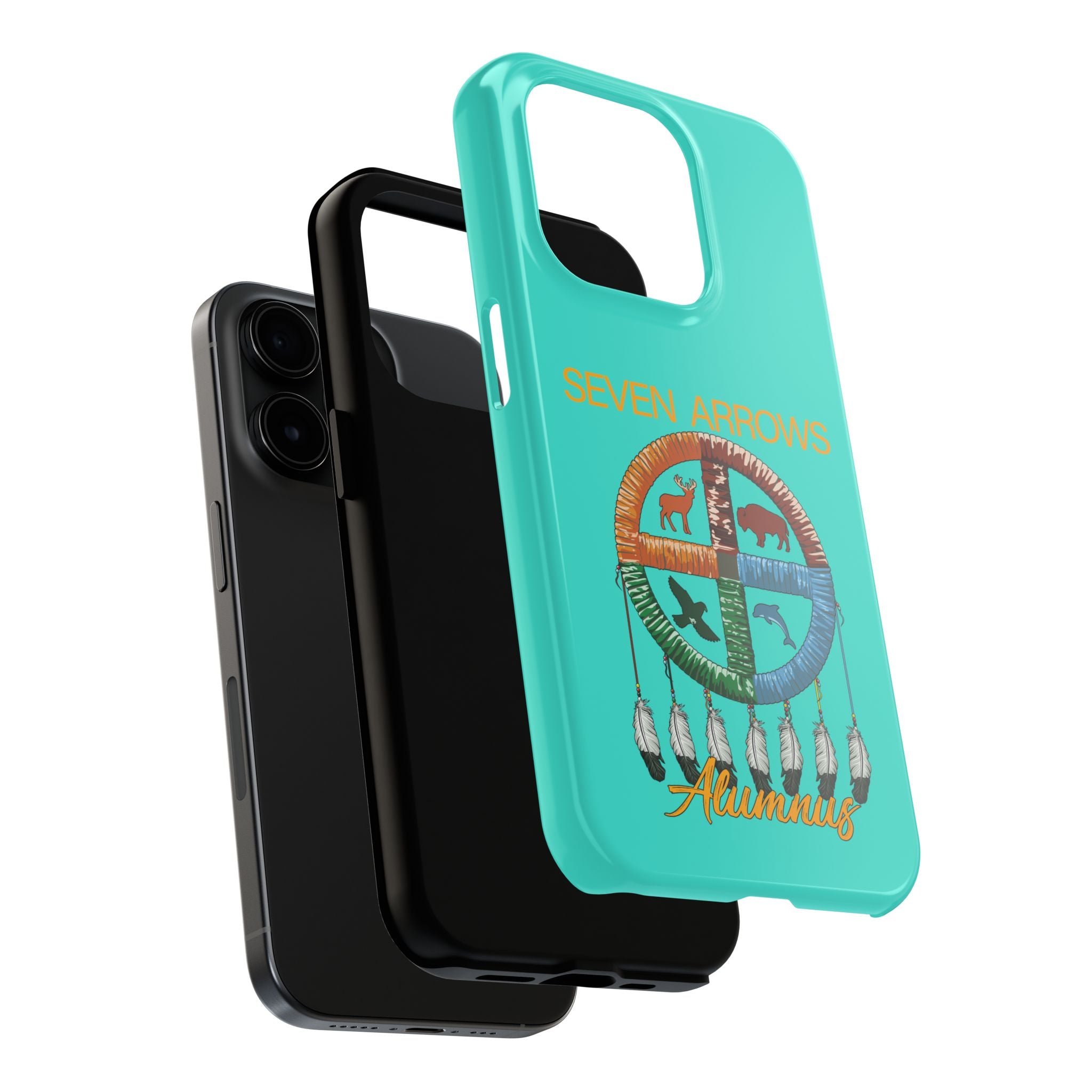 Tough Phone Case — 'Seven Arrows' Medicine Wheel Design (Alumnus)