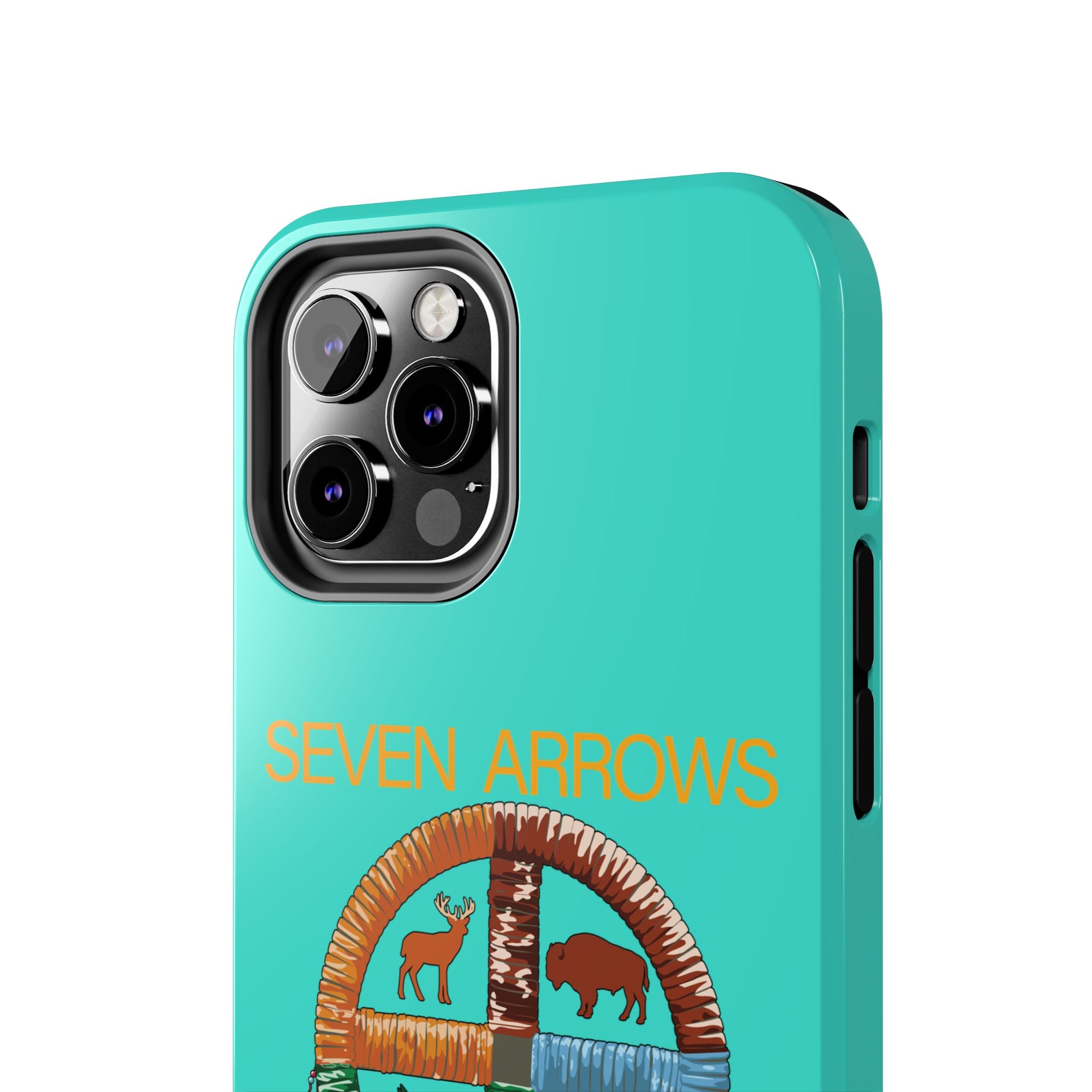 Tough Phone Case — 'Seven Arrows' Medicine Wheel Design (Alumnus)