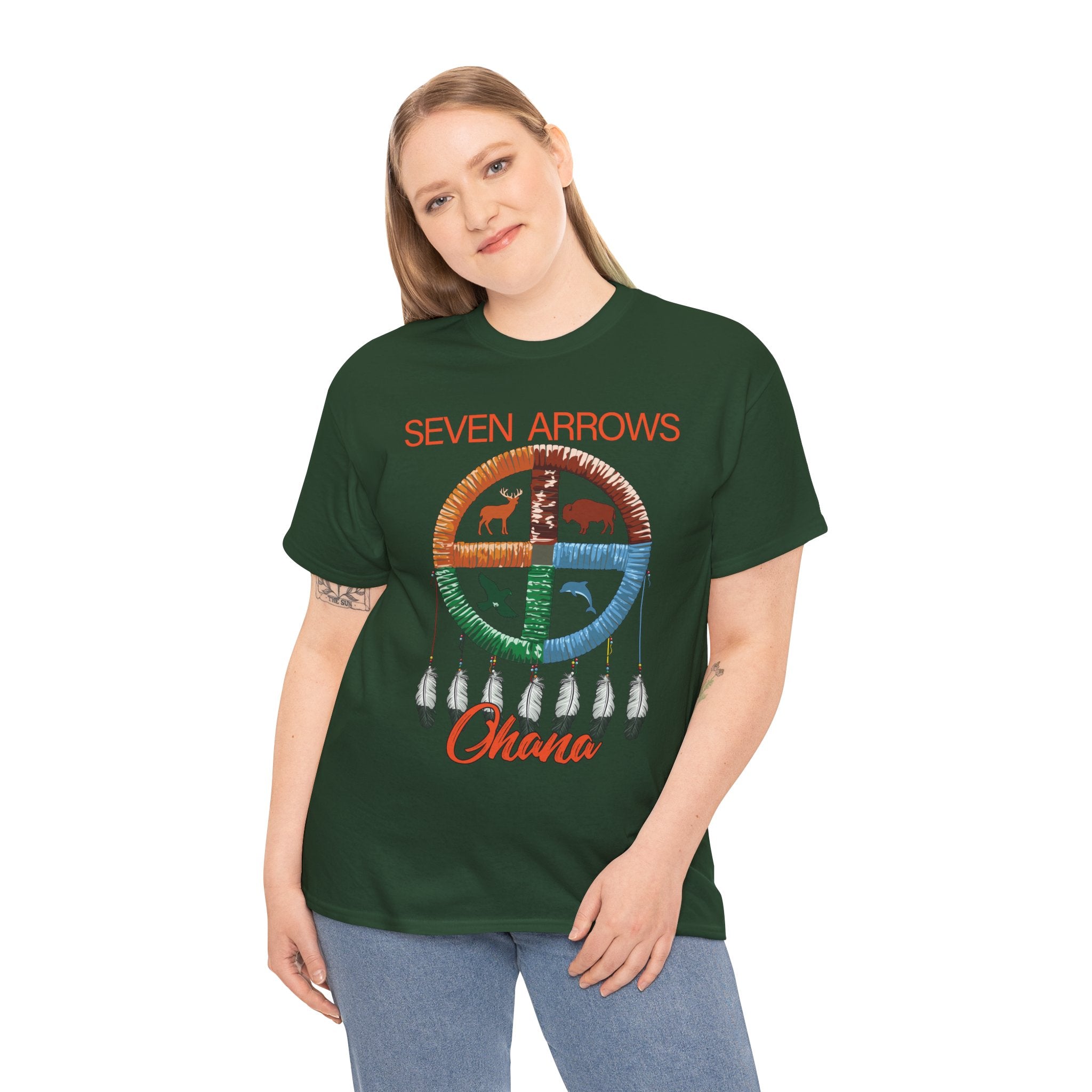 Seven Arrows Ohana — Medicine Wheel Graphic Tee