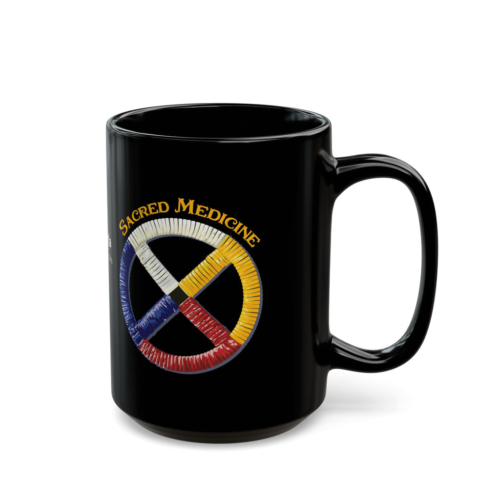 Cheyenne* Style Porcupine Quill Medicine Wheel Mug (11oz/15oz)